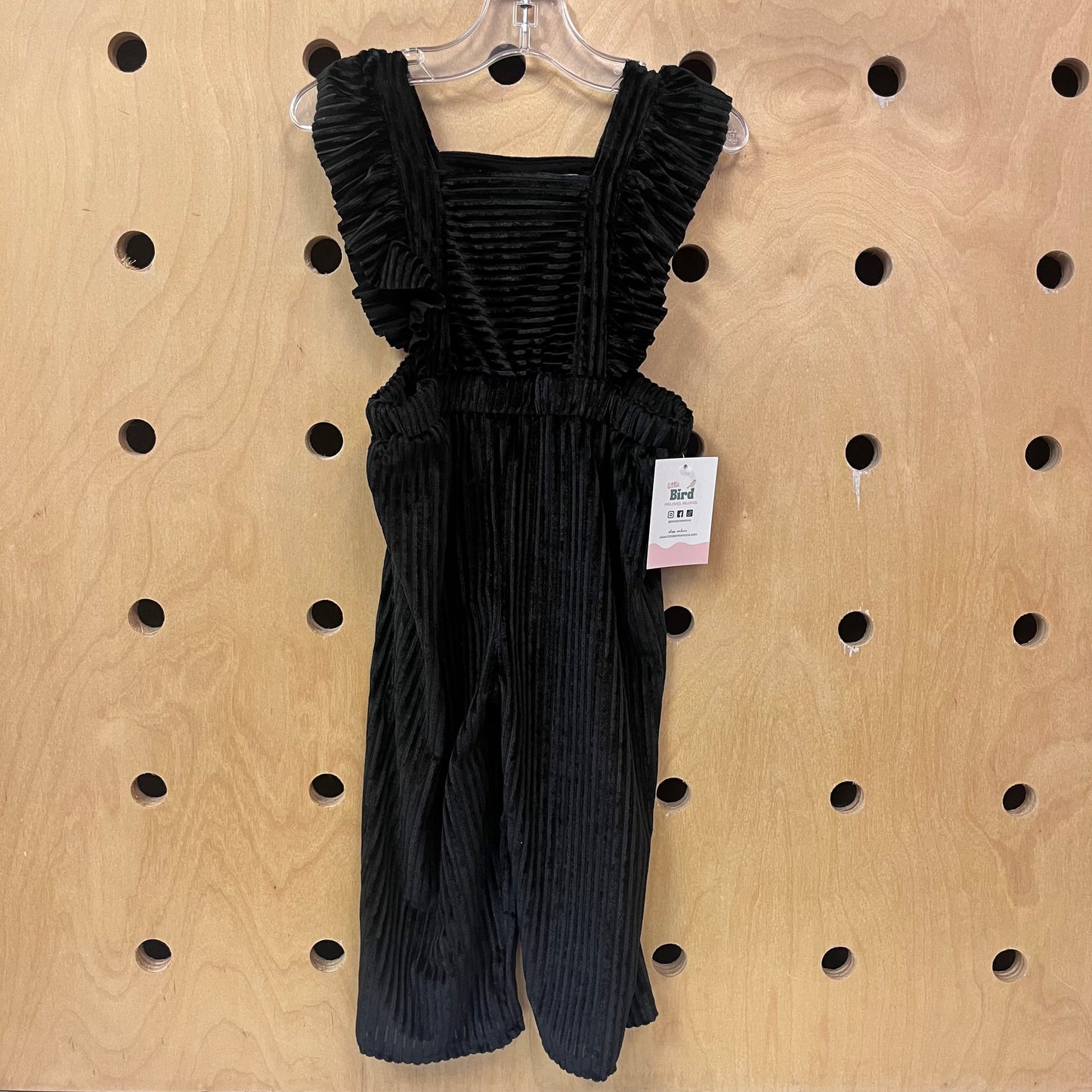 Black Vekour Ribbed Jumper NEW!