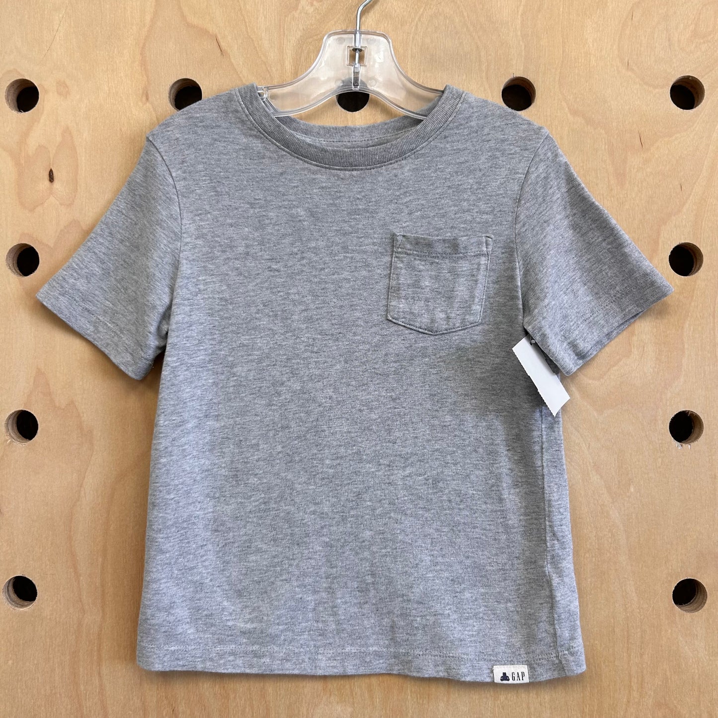 Grey Pocket Tee