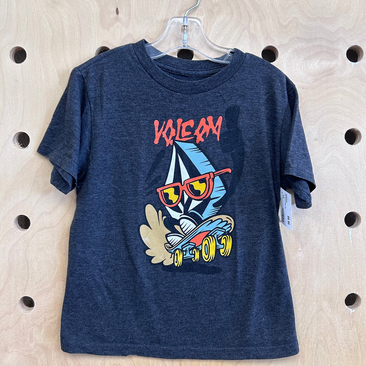 Grey Volcom Skate Tee