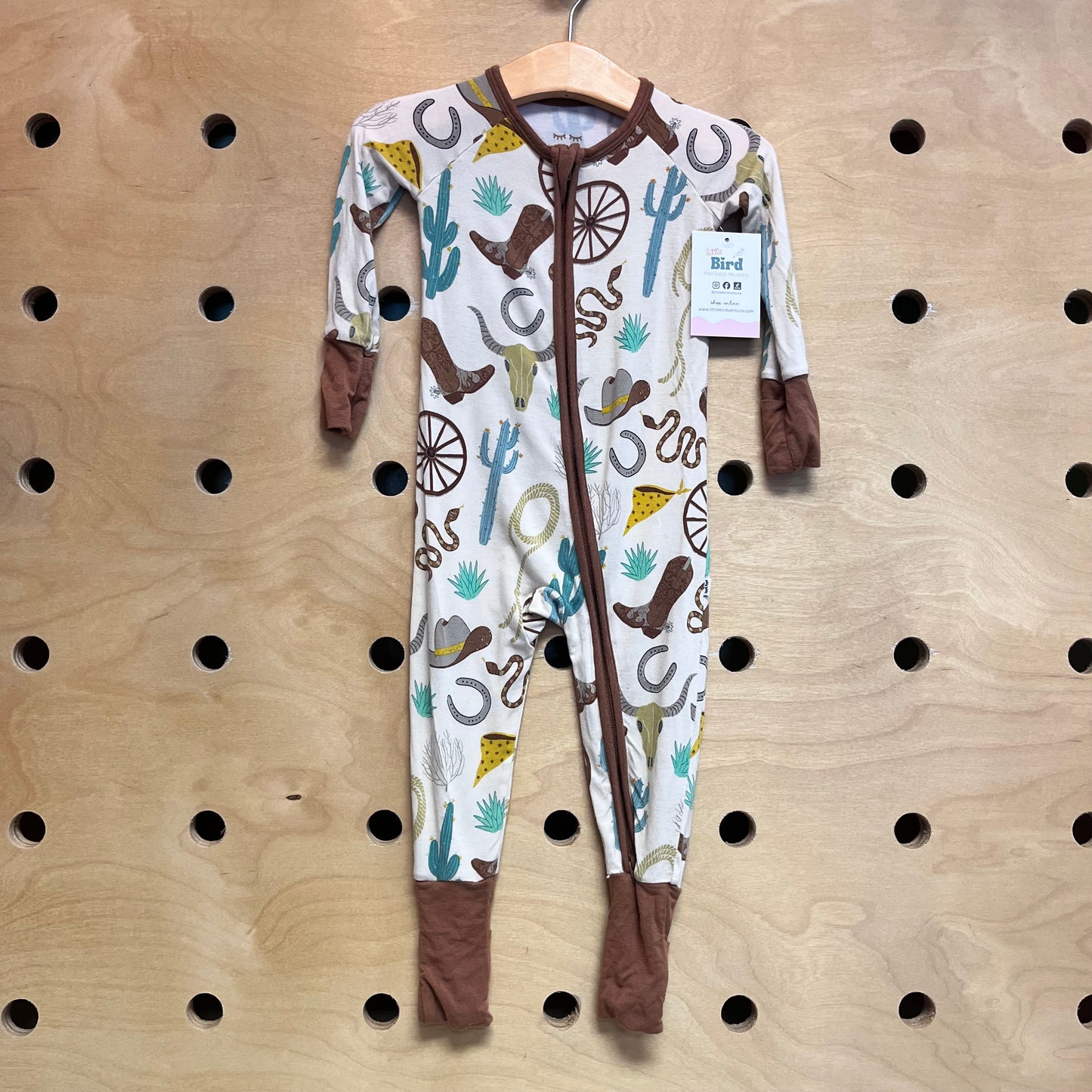Cream Bamboo Cowboy Zippy