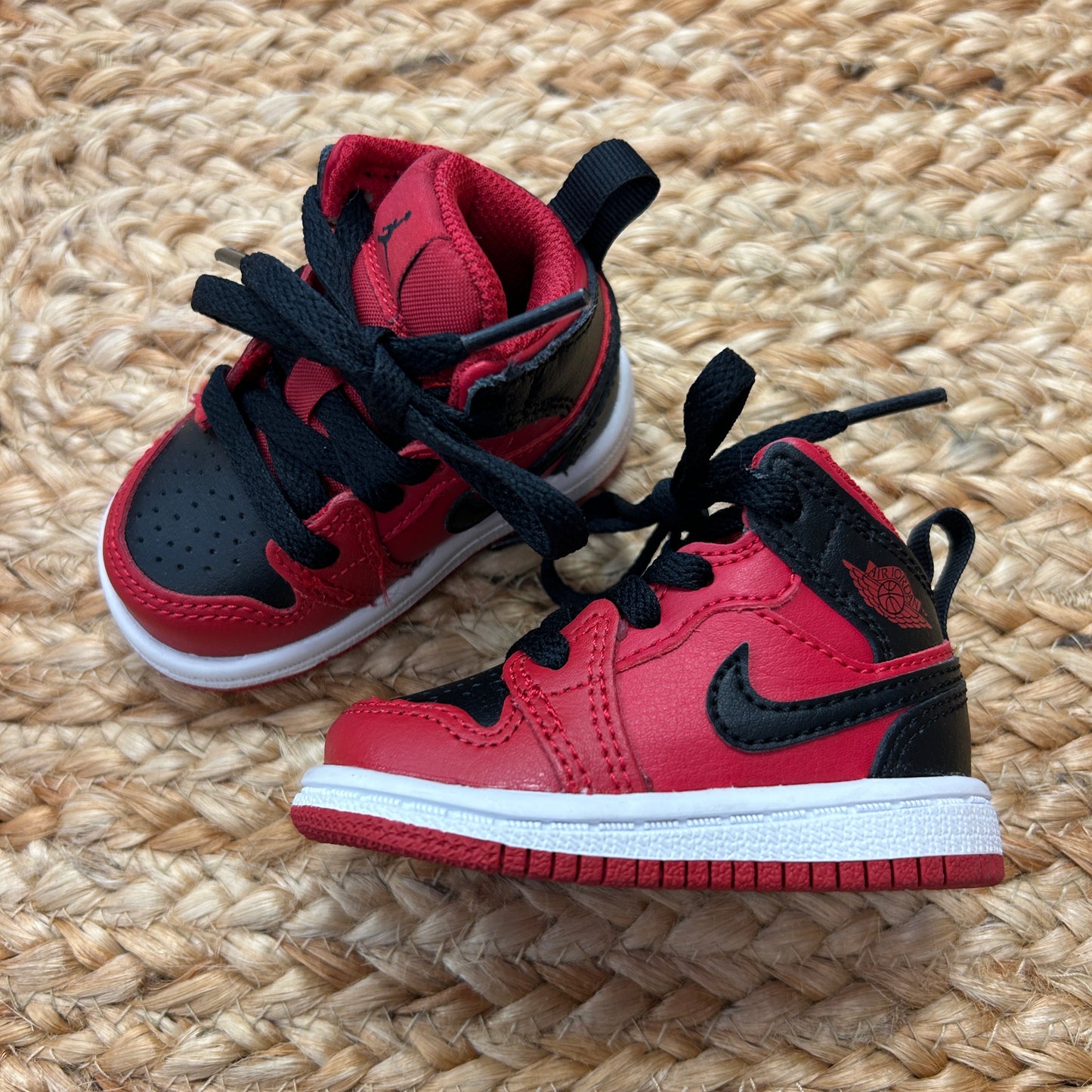 Black & Red Jordan 1 Sneakers