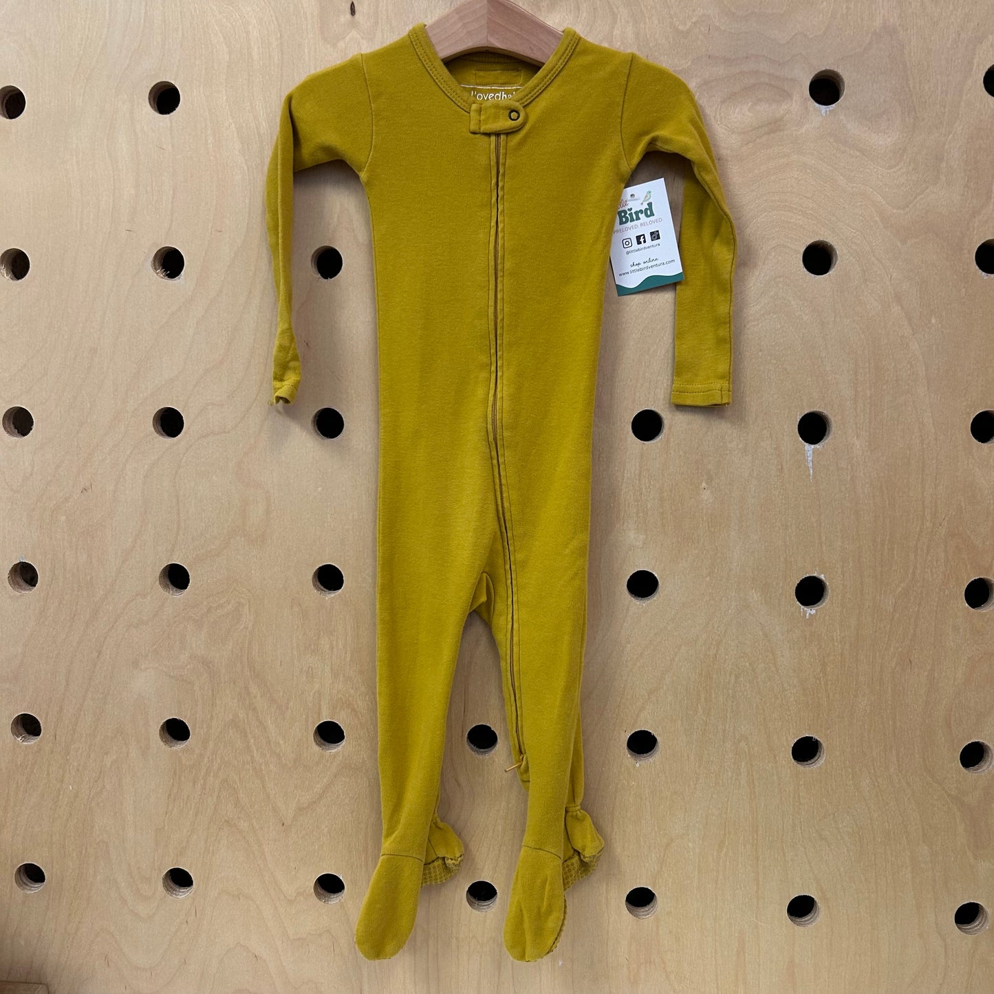 Yellow Zip Footies