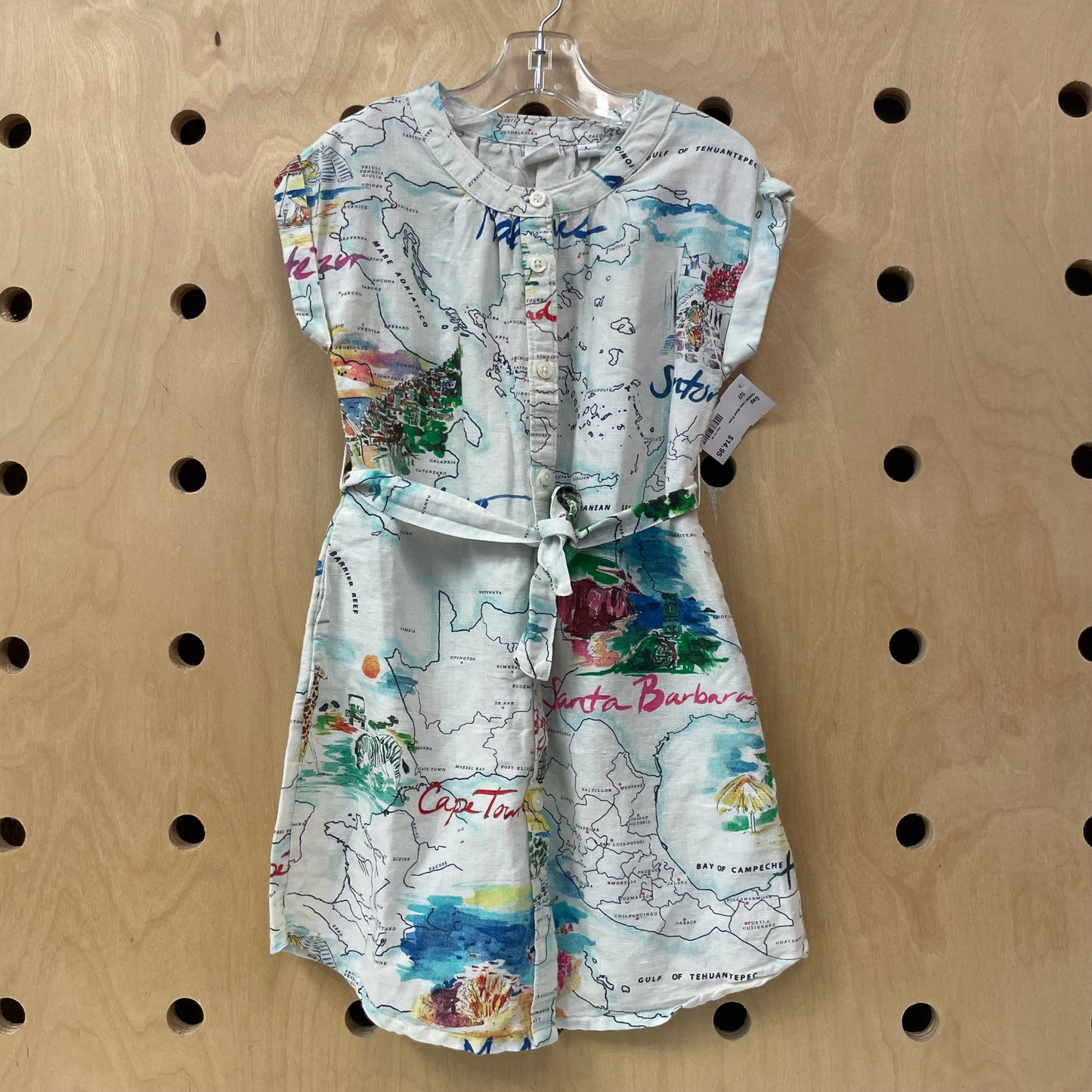 Coastal Linen Blend Dress