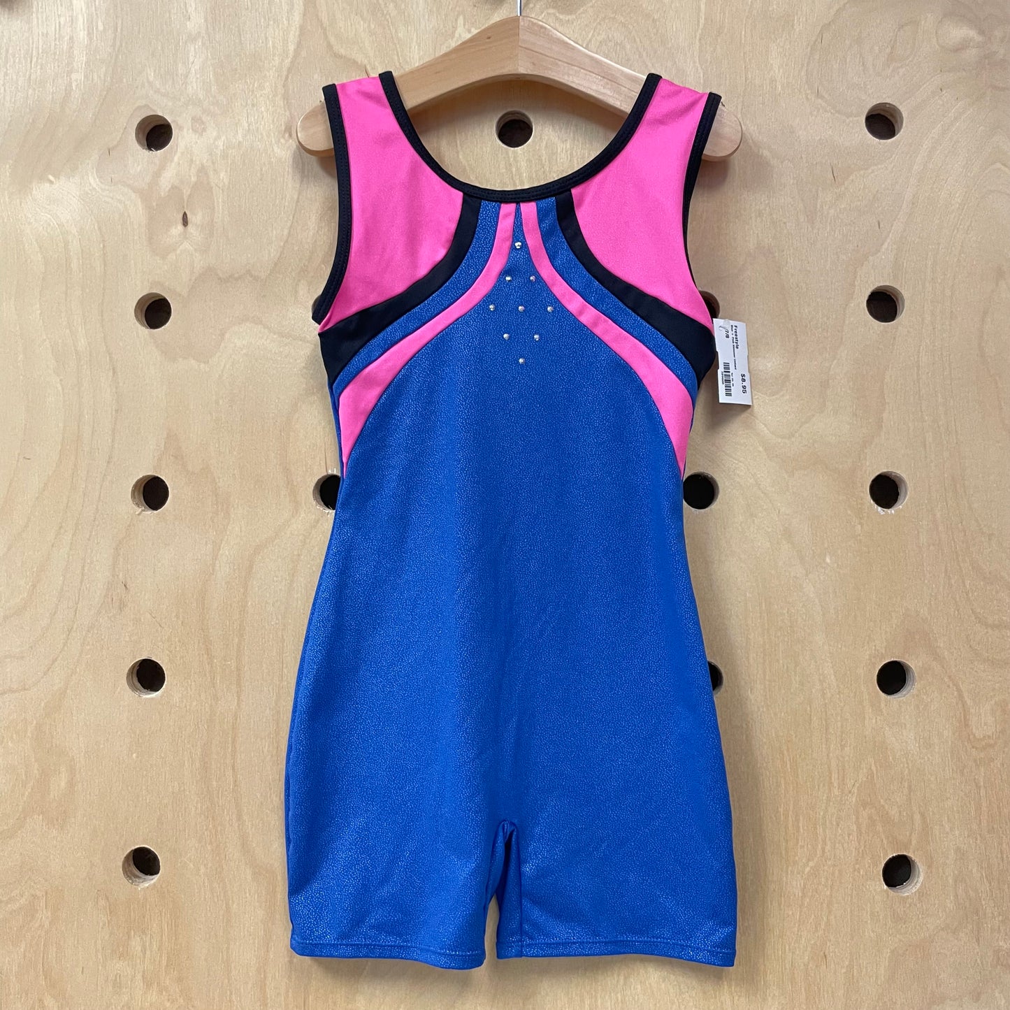 Blue + Pink Shimmer Unitard