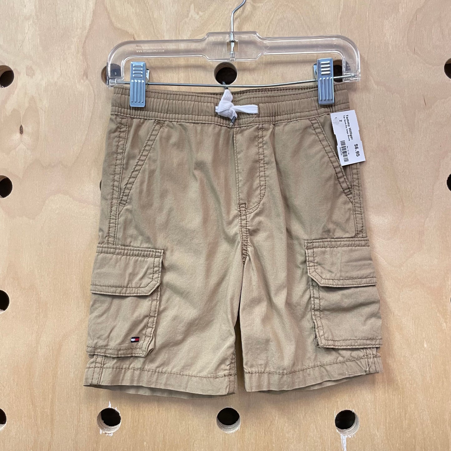 Tan Quick Dry Cargo Shorts