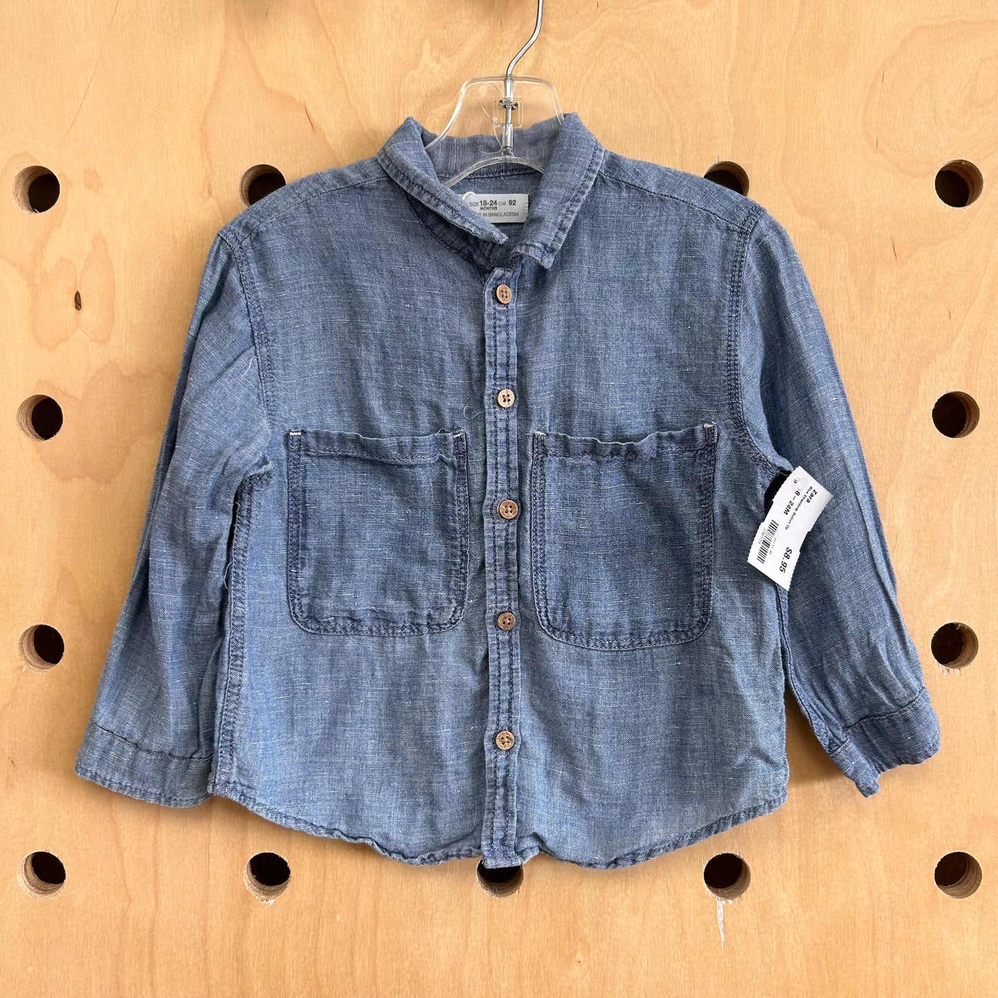 Blue Chambray Button Up