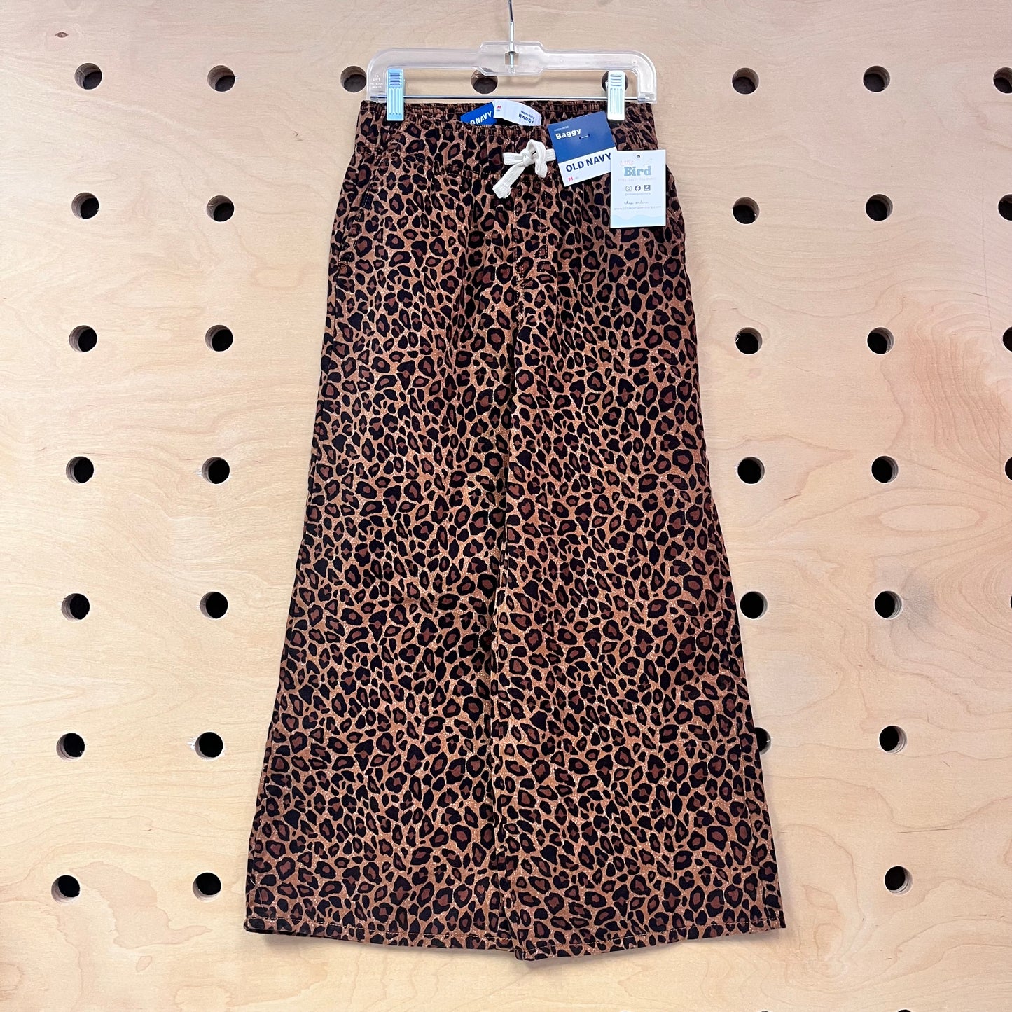 Cheetah High Rise Baggy Pants NEW