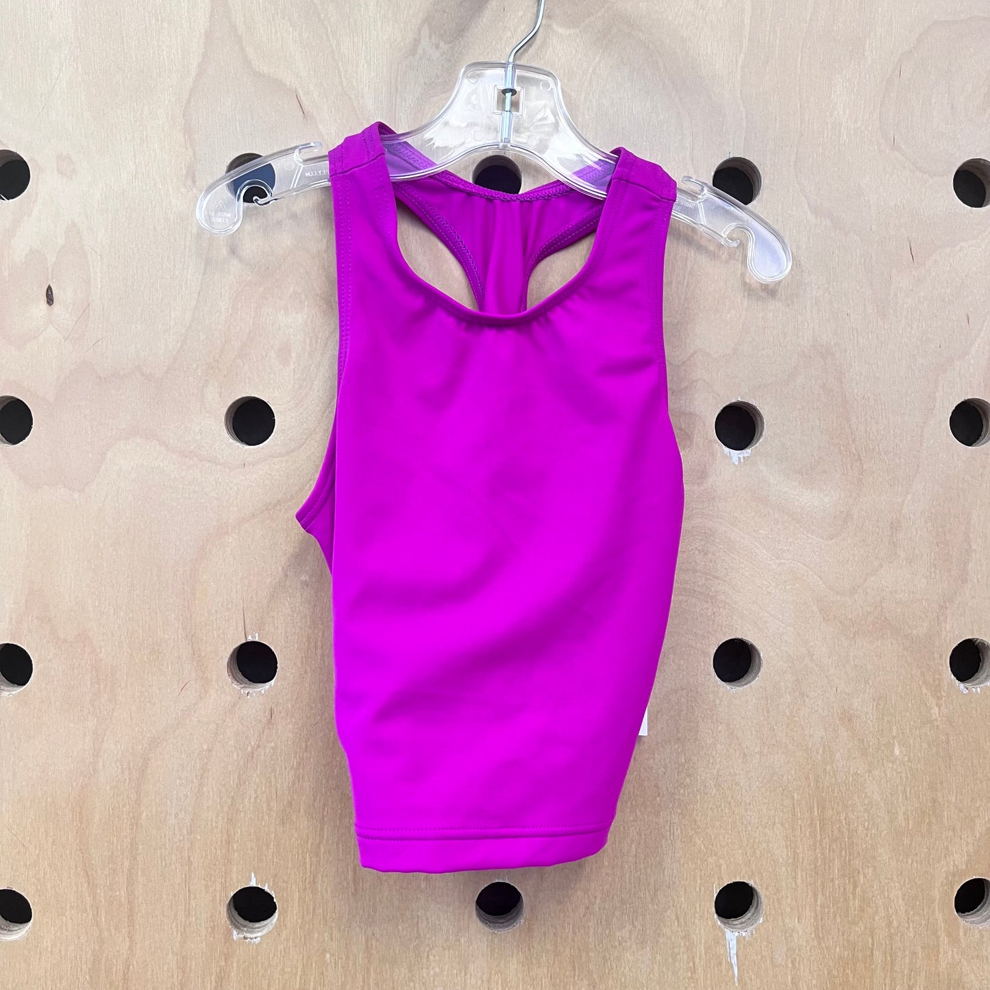 Magenta Active Crop Tank