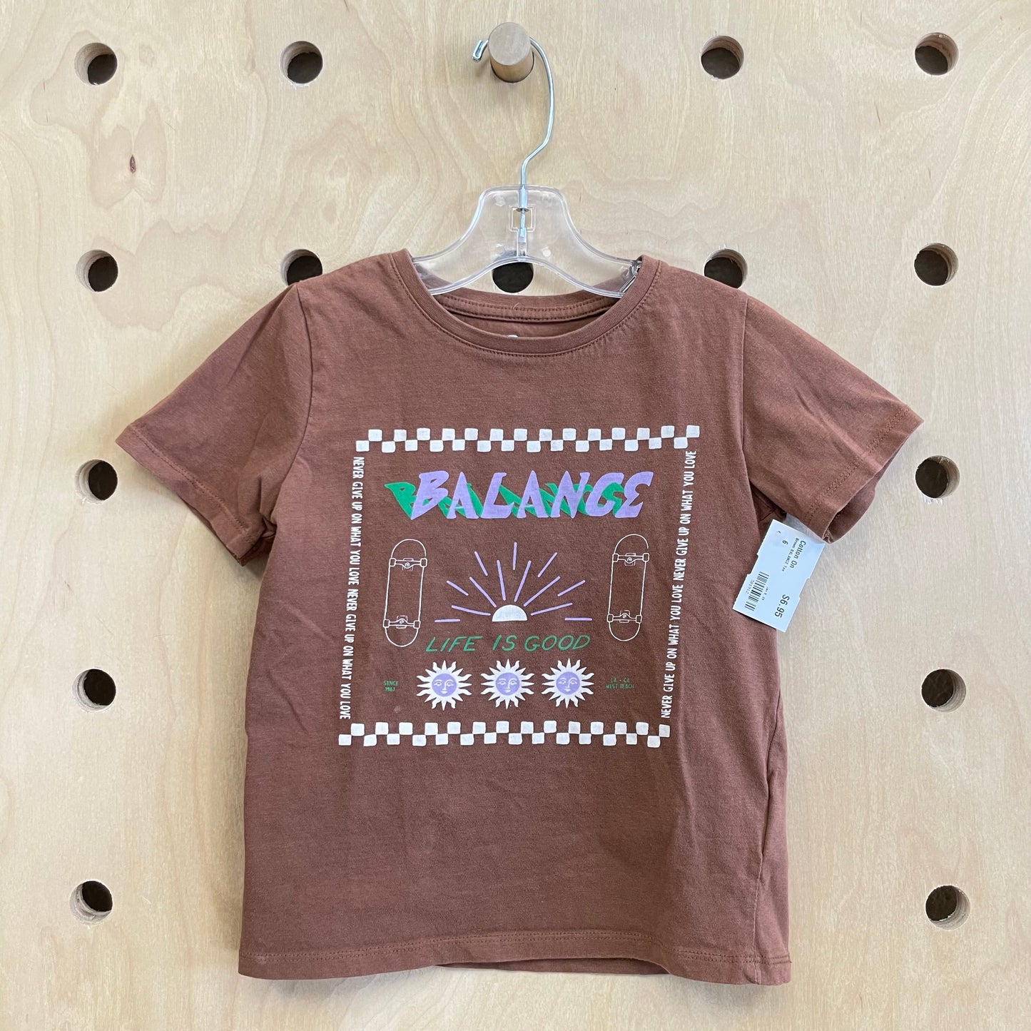 Brown BALANCE Tee