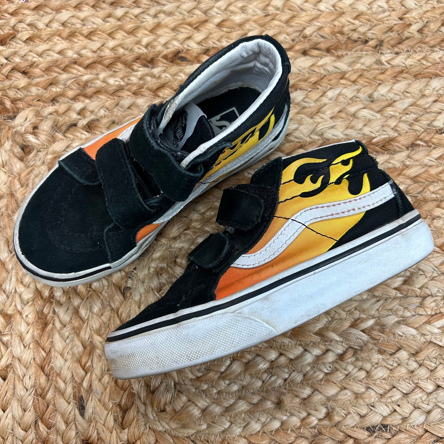 Black Flame High Tops