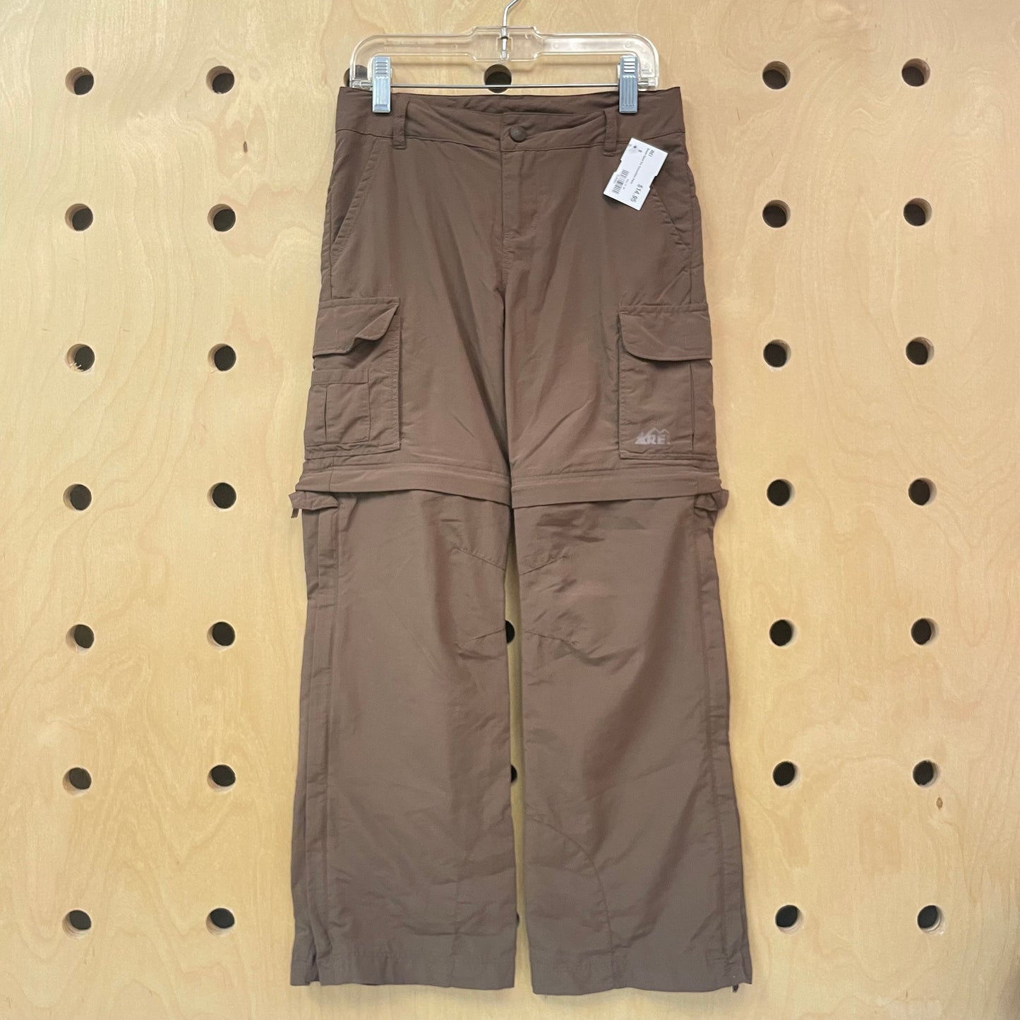 Brown Quick Dry Convertible Pants