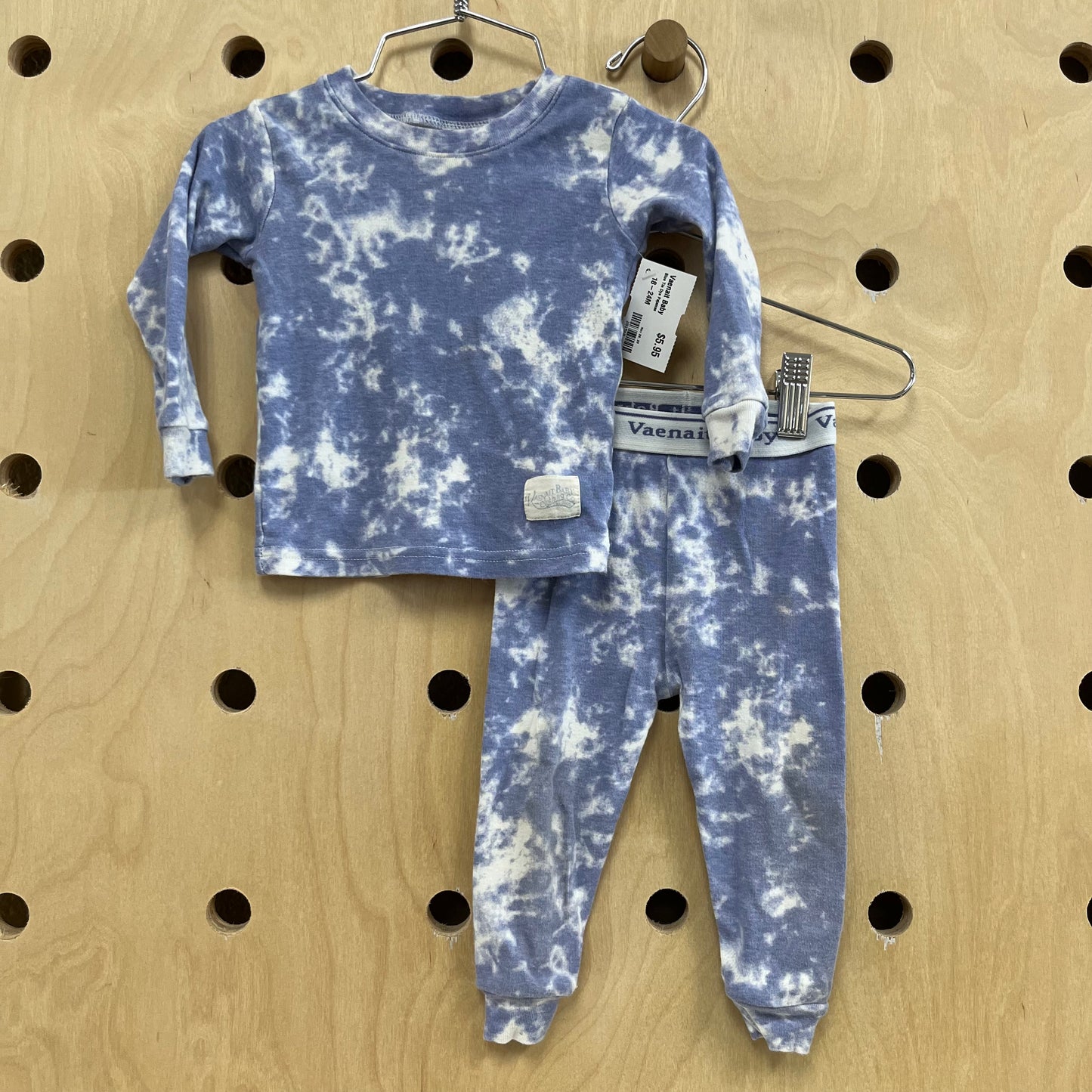 Blue Tie Dye Pajamas