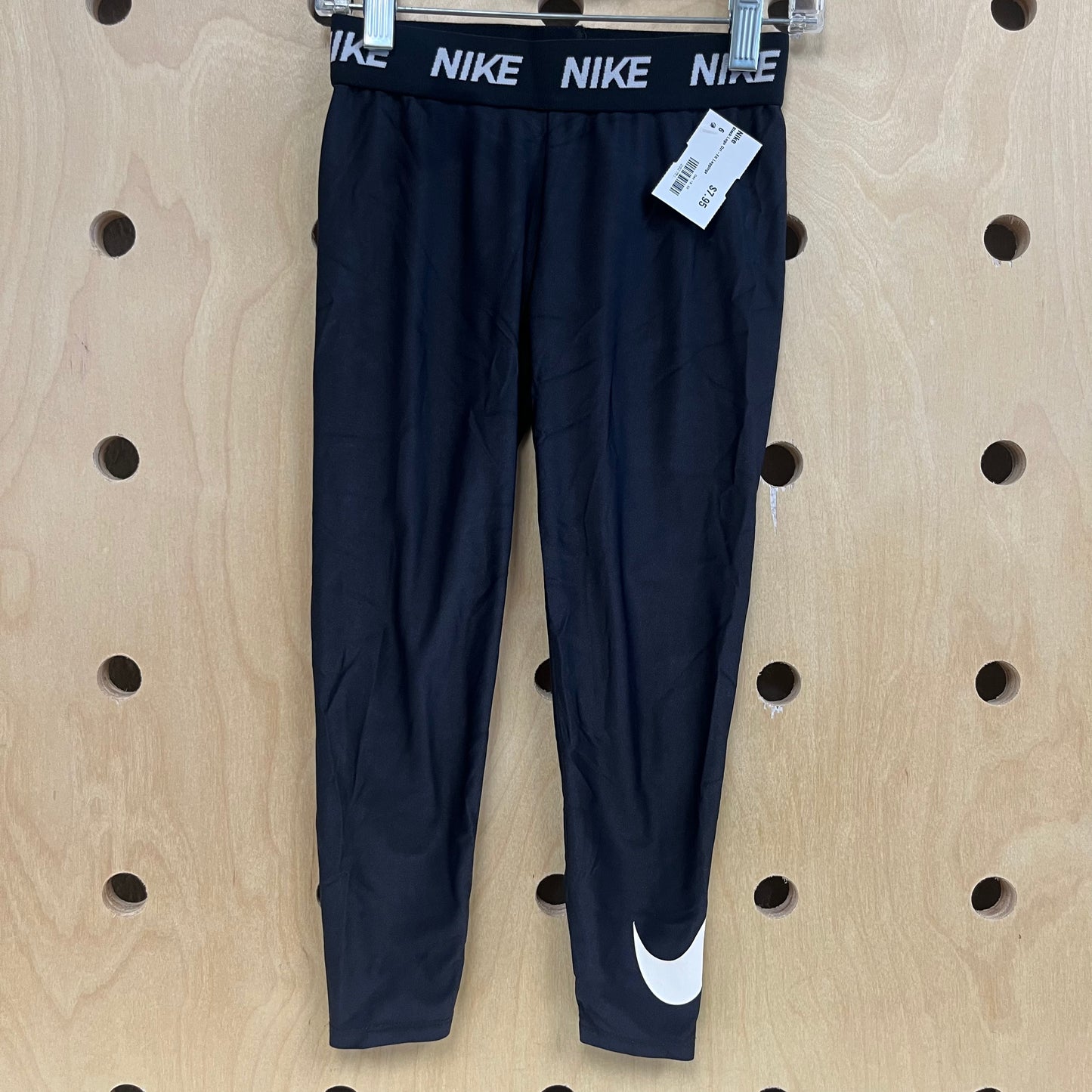 Black Logo Dri-Fit Leggings
