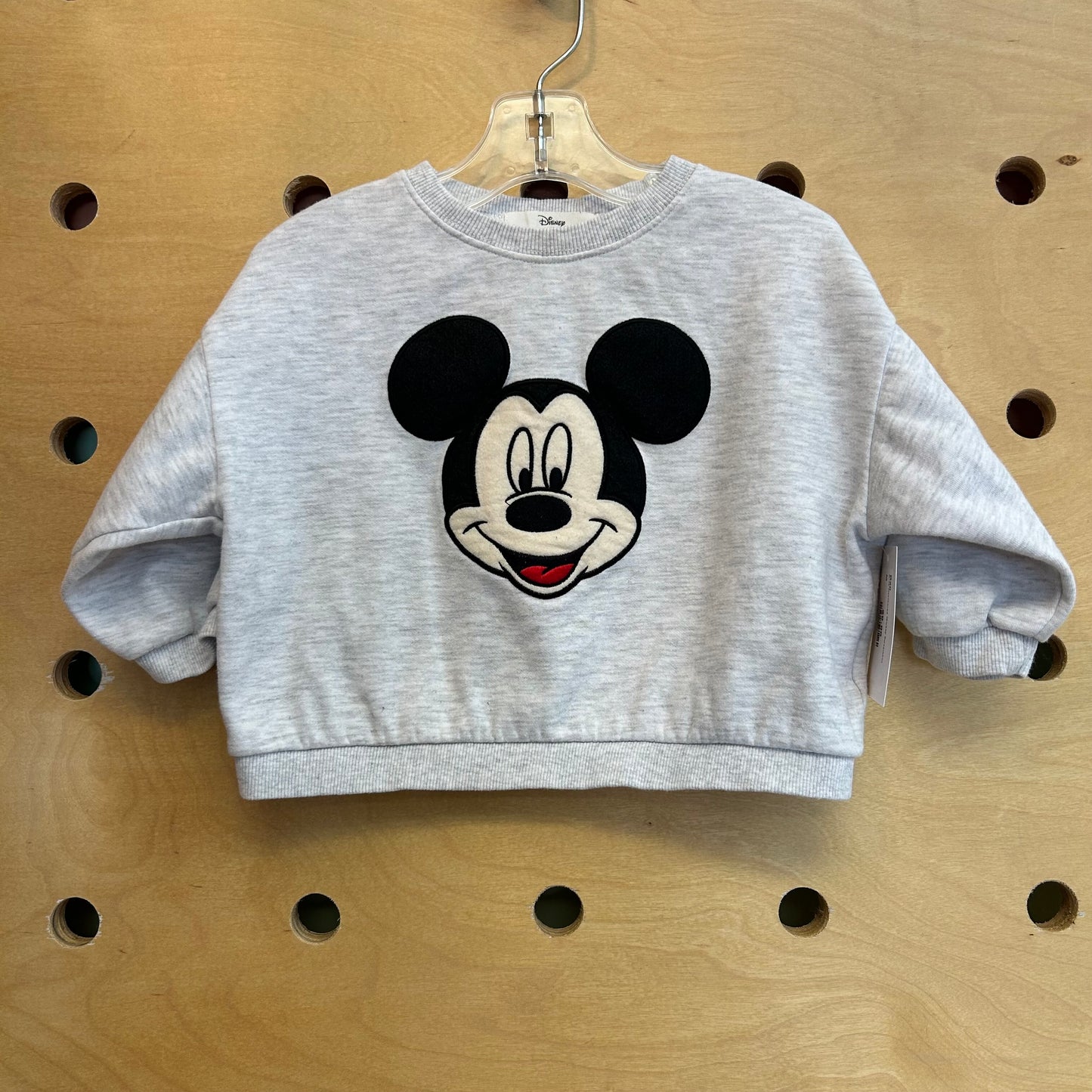 Grey Heathered Mickey Sweatshirt