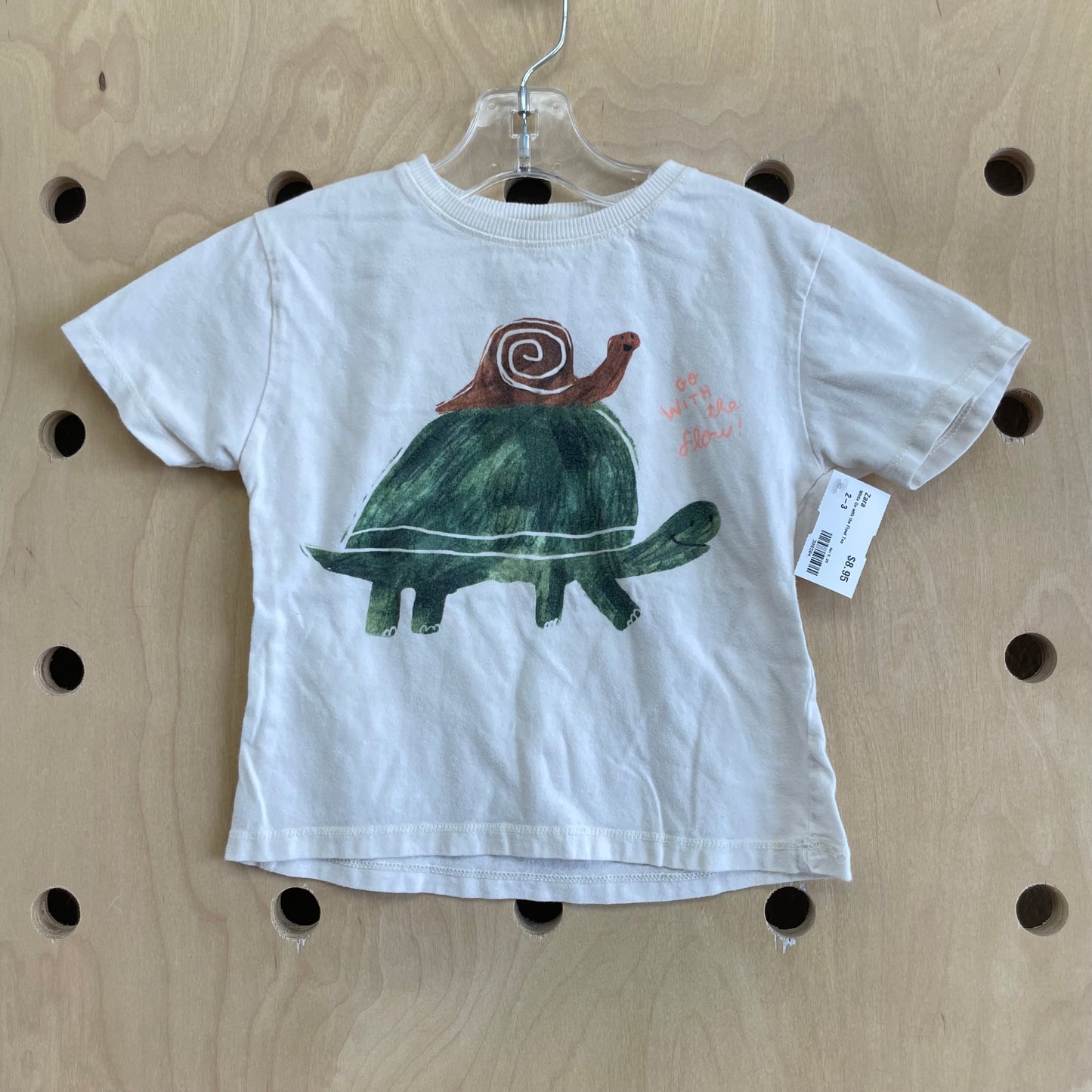 White Go with the Flow! Tee