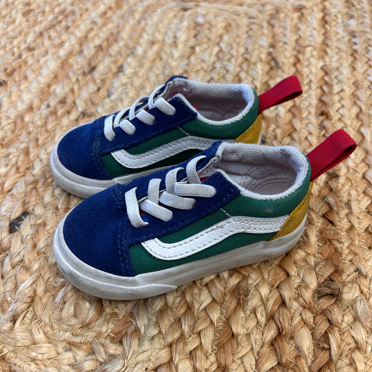 Color Block Slip On Sneakers