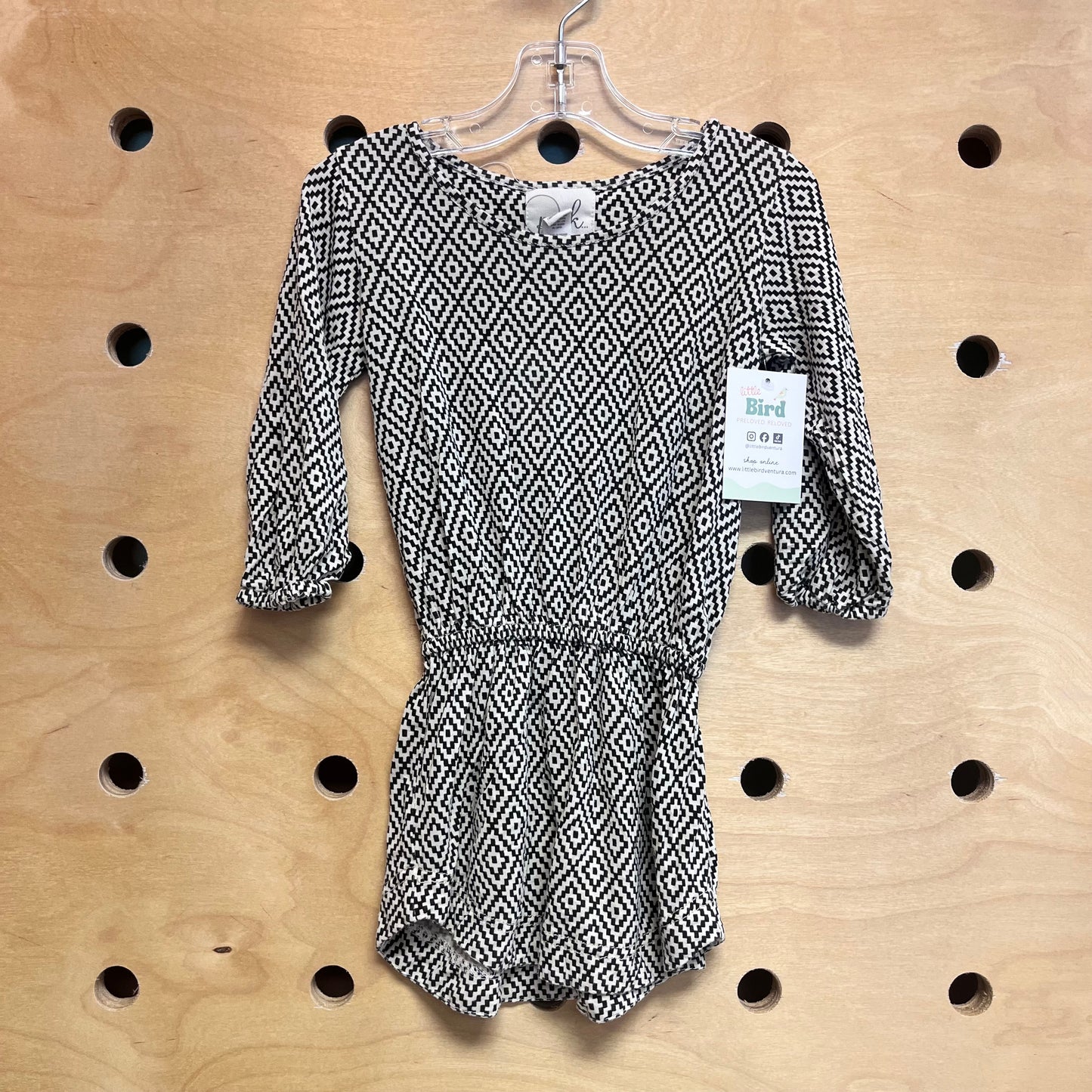 Cream/Black Aztec Tunic