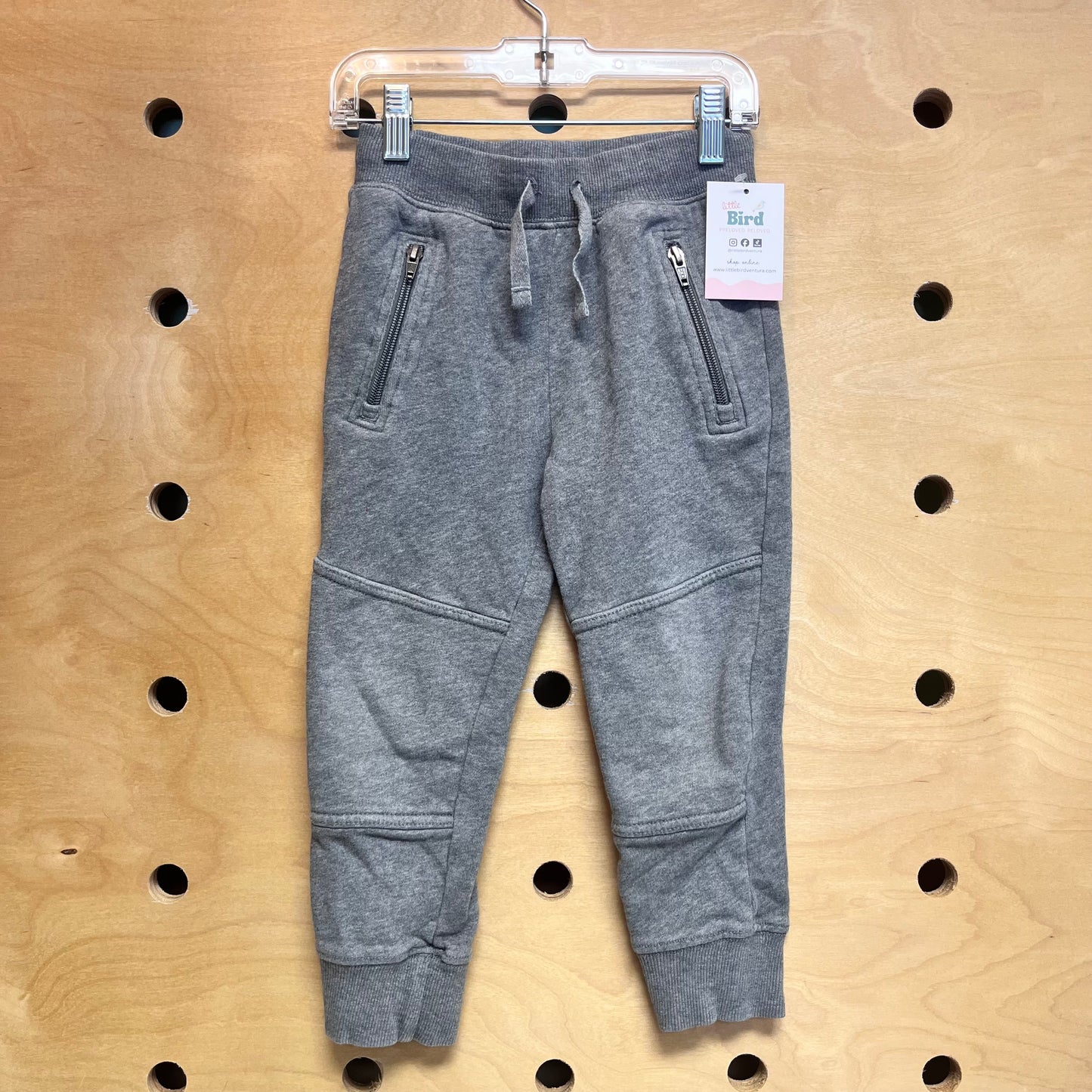 Grey Zip Pocket Joggers