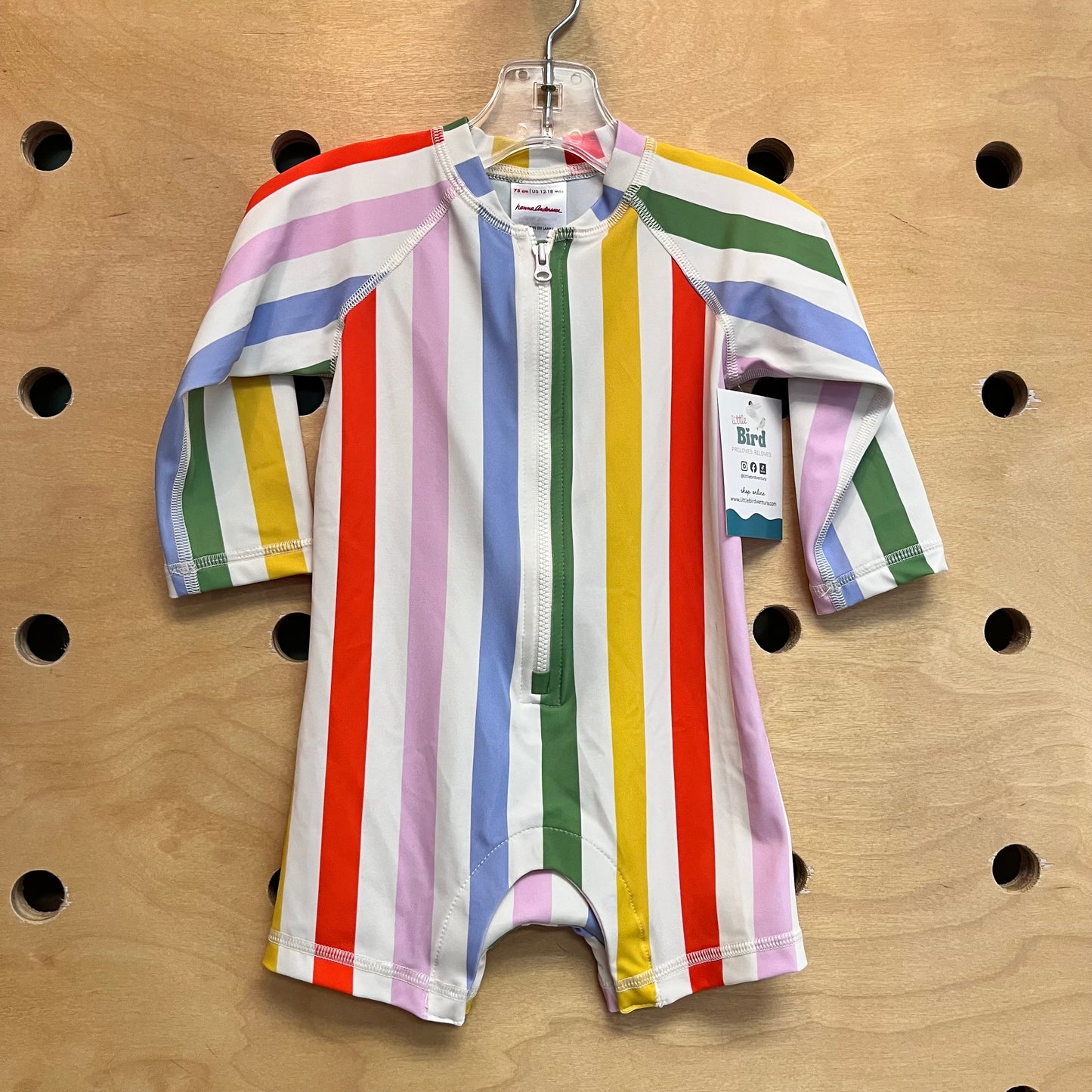 Colorful Striped Swimsuit