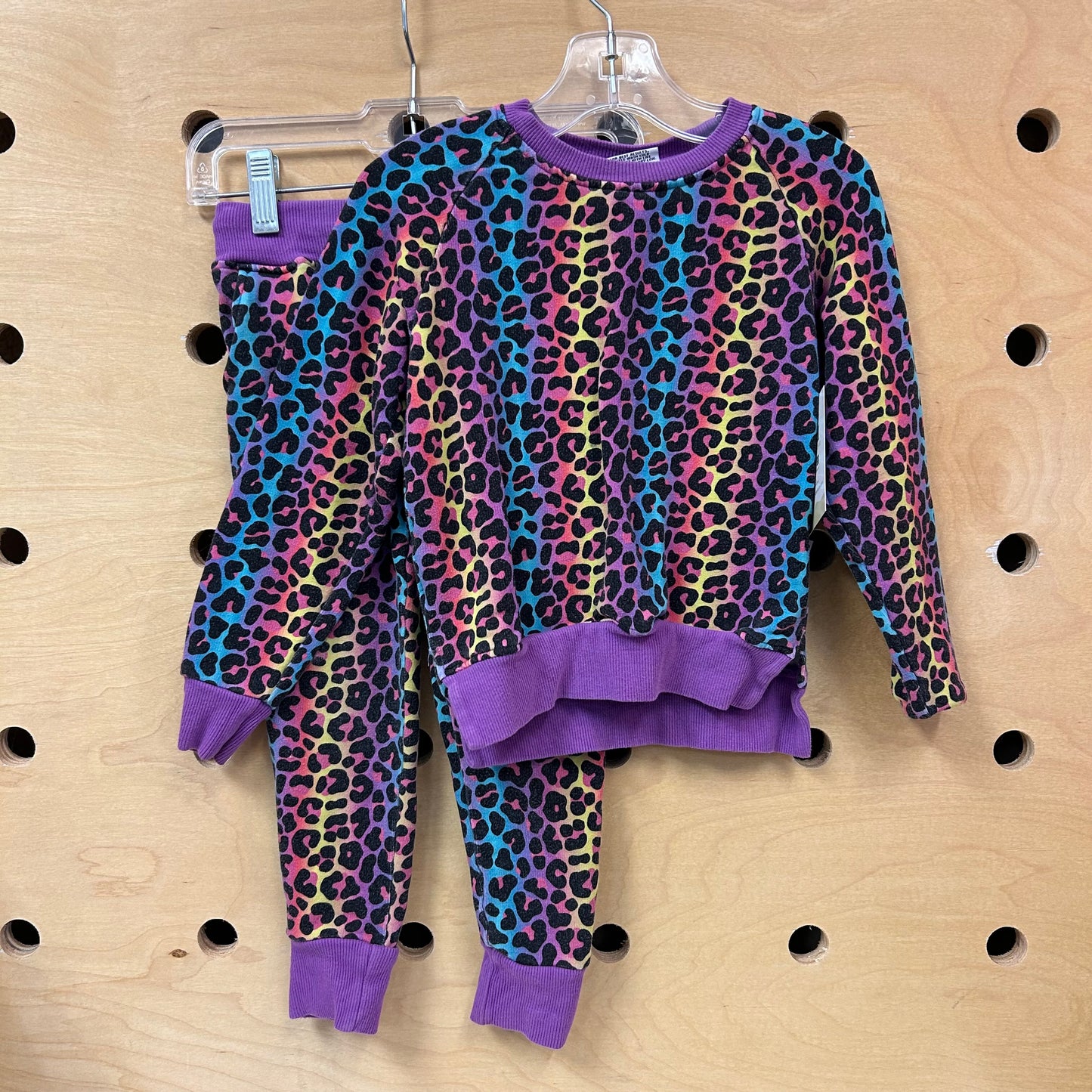 Purple Leopard Print Outfit