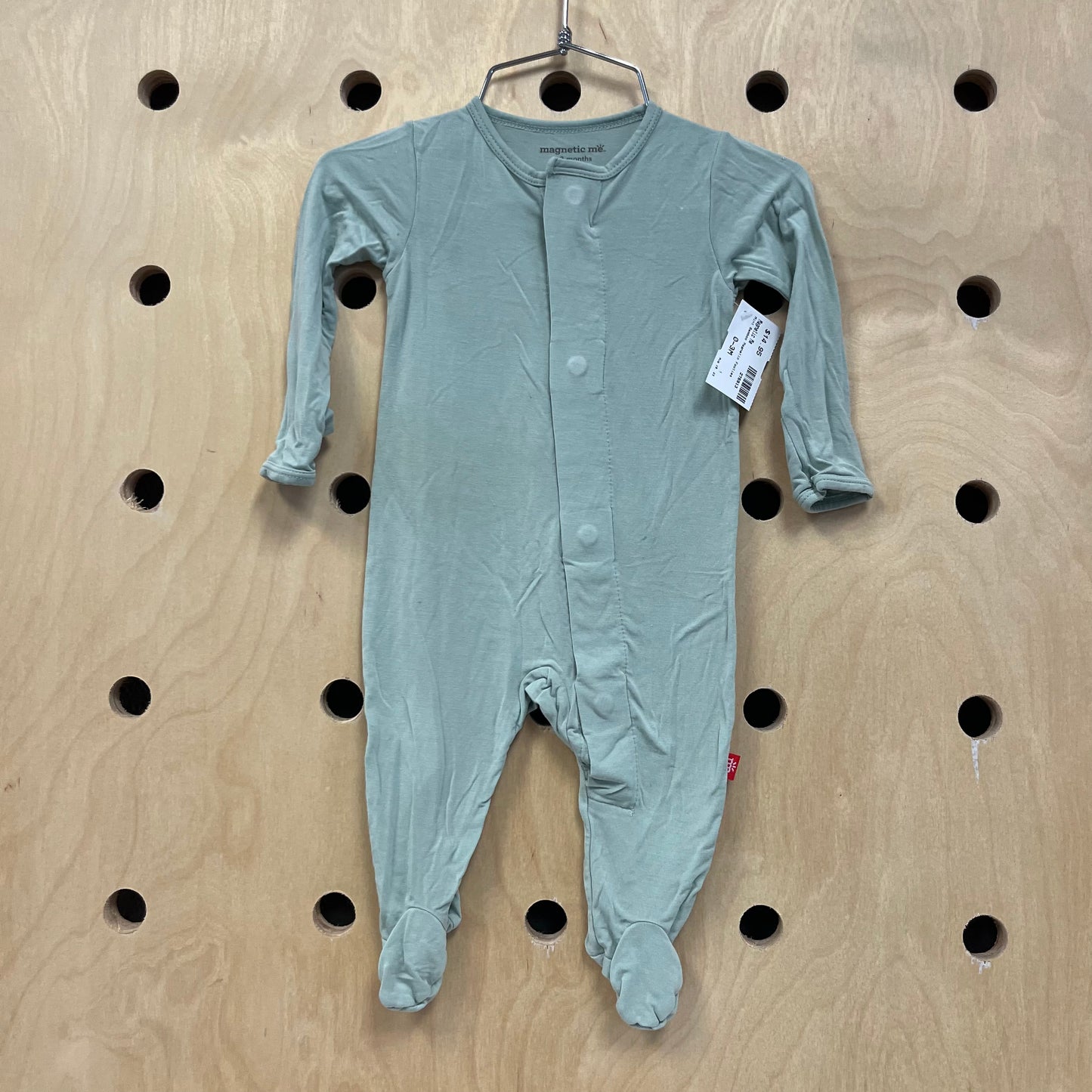 Mint Bamboo Magnetic Footies