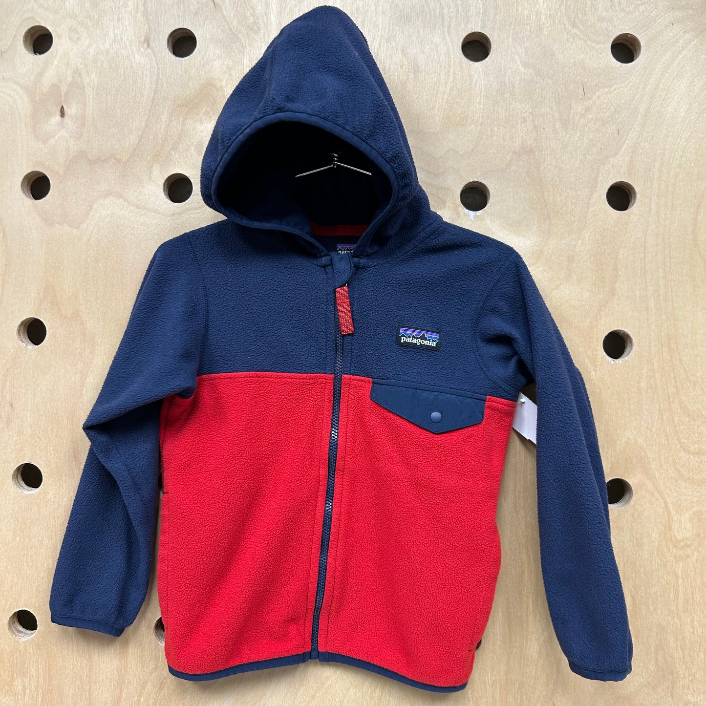Micro D Snap T Jacket Blue & Red