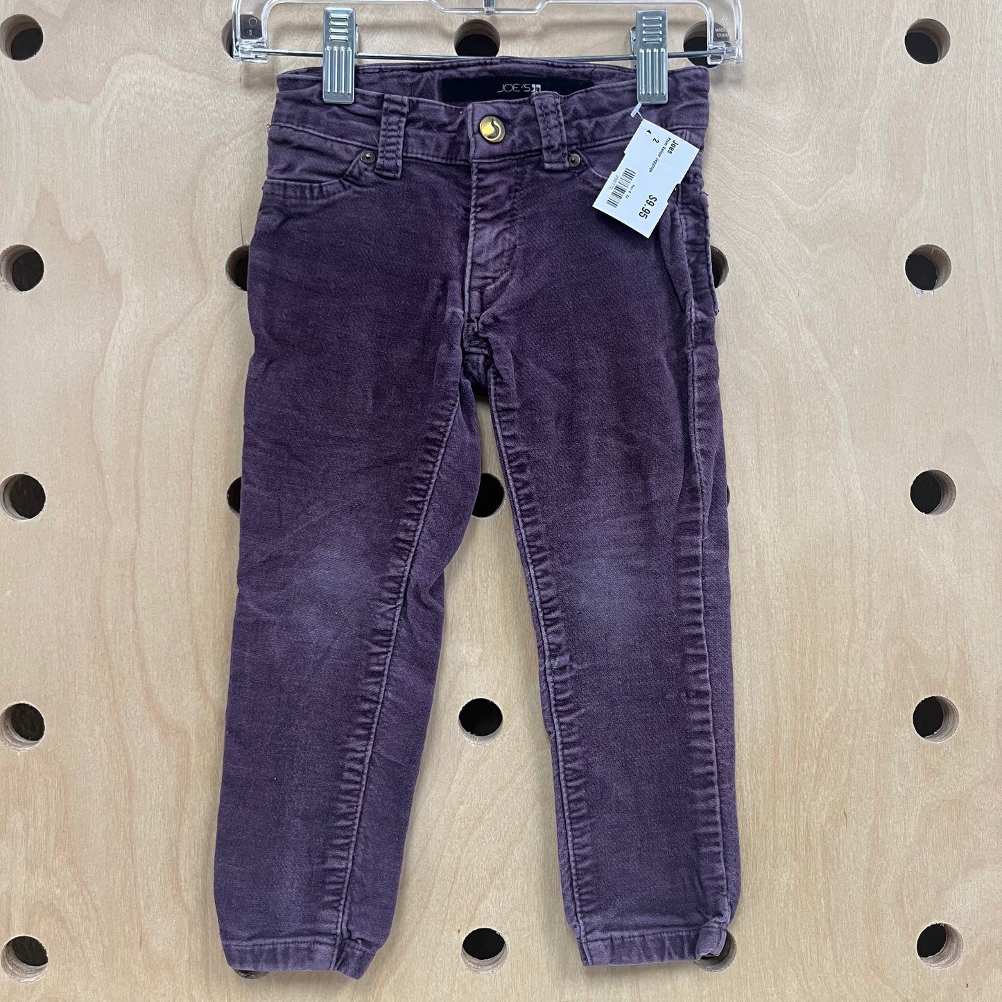 Plum Velour Jeggings