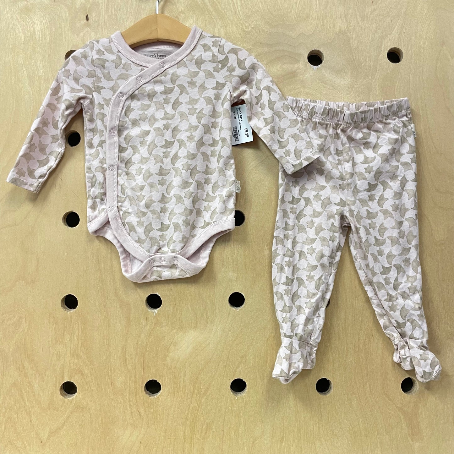 Pink Stars Bodysuit & Soft Pants