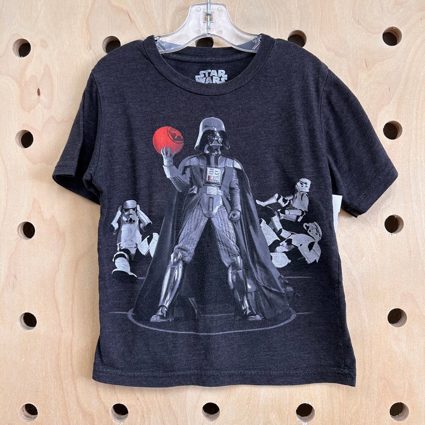 Grey Star Wars Backetball Tee