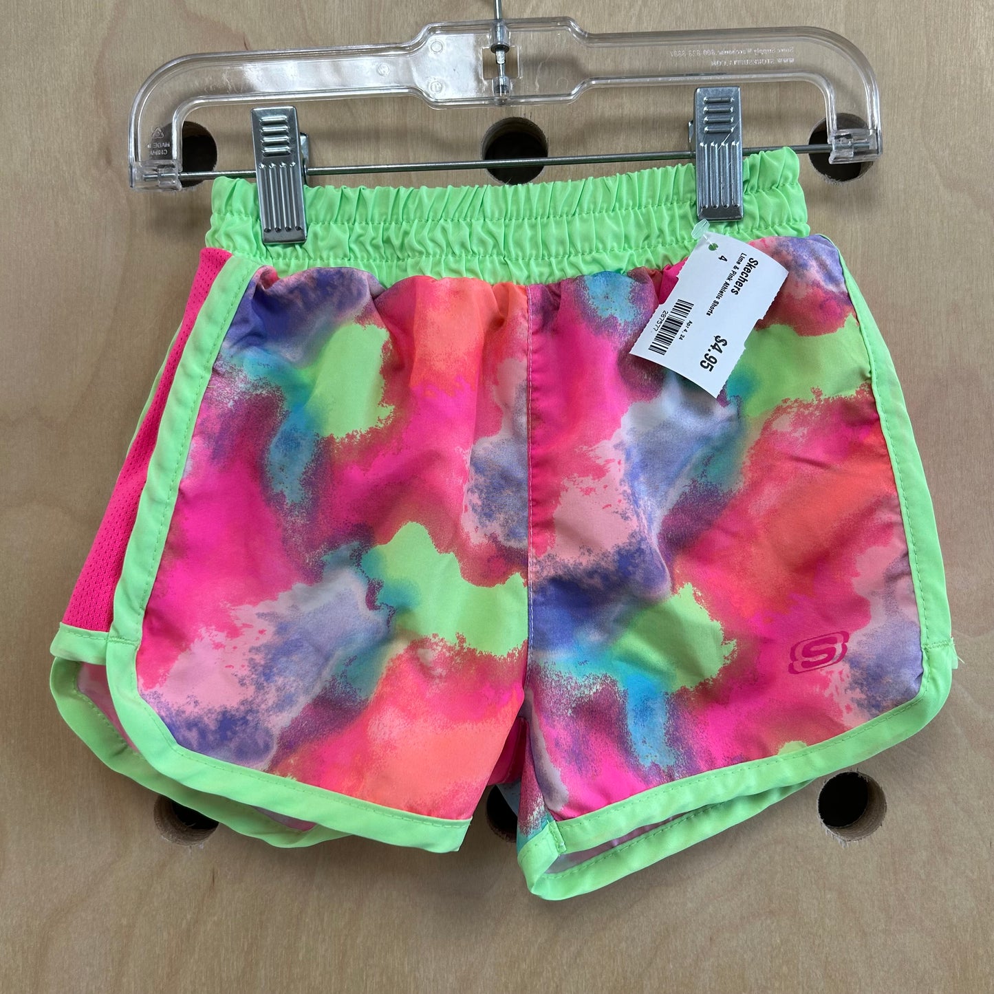 Lime & Pink Athletic Shorts