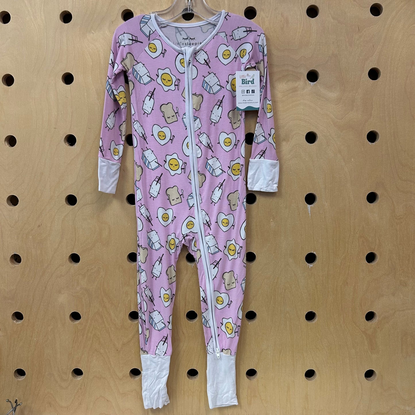 Pink Breakfast Bamboo Zippy