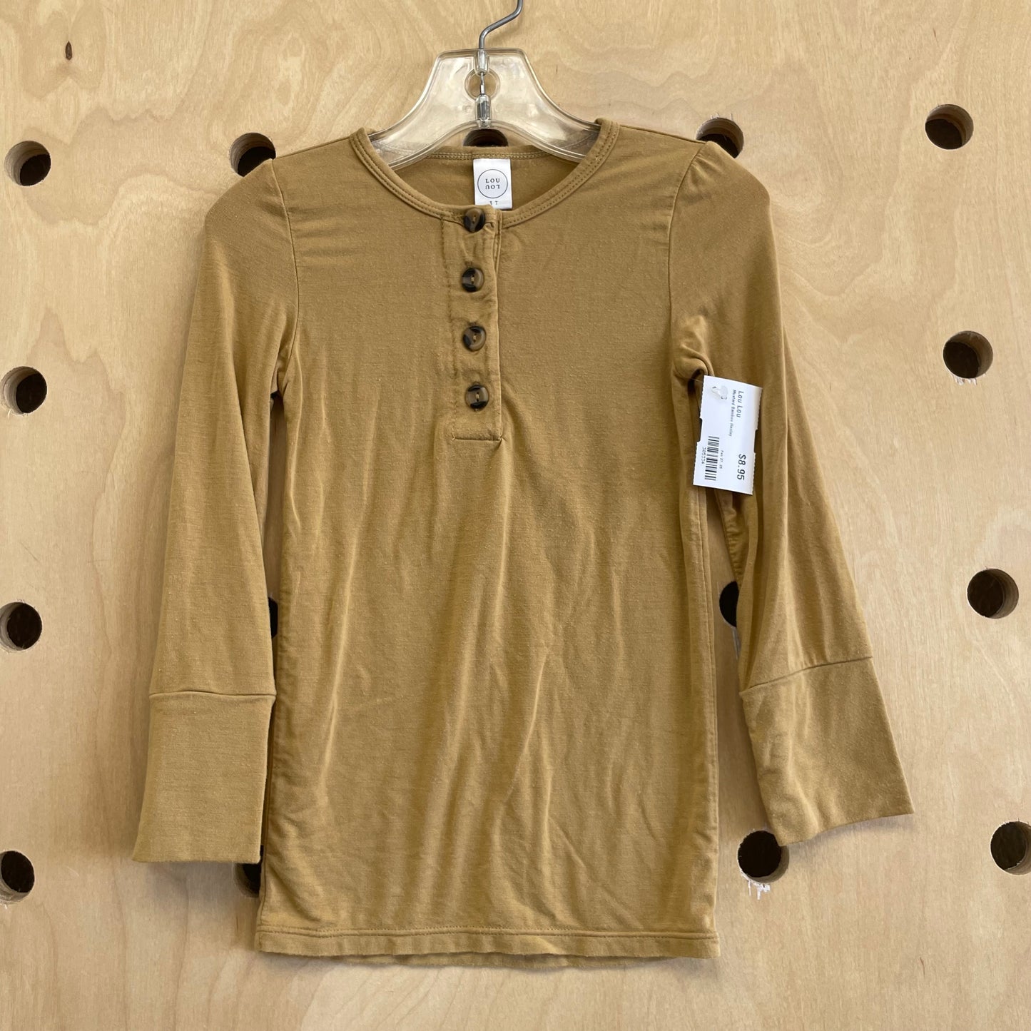 Mustard Bamboo Henley
