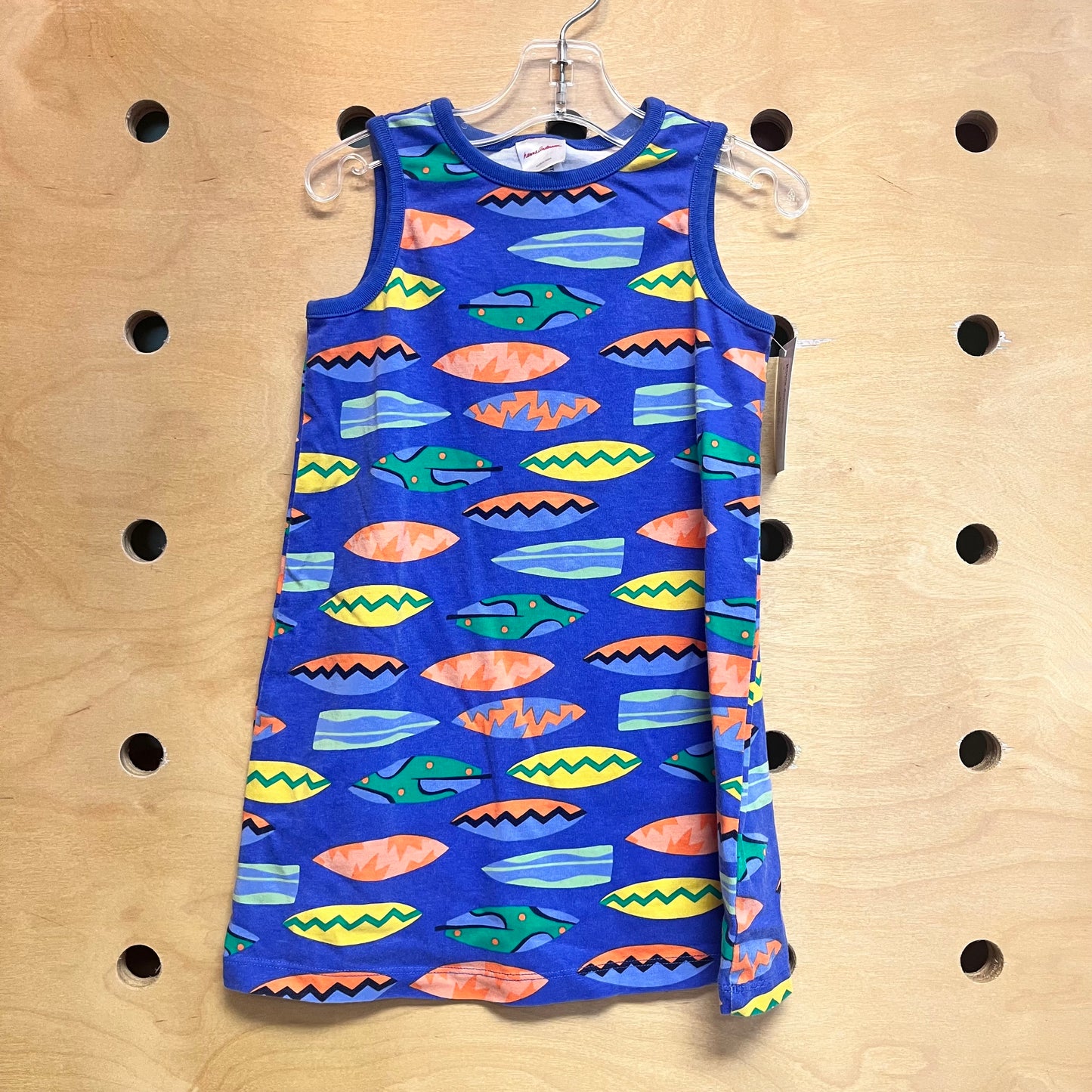 Blue Surfboards Cotton Dress