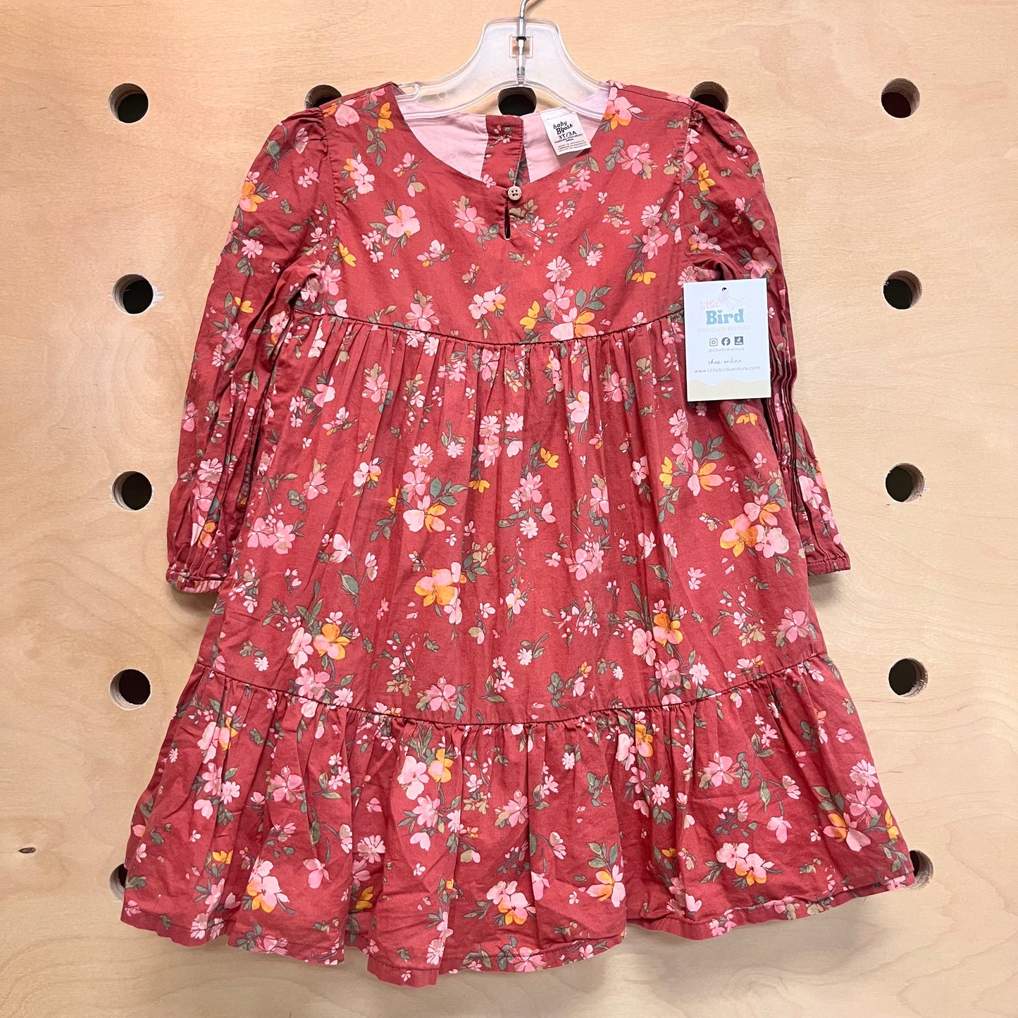 Red Floral Dress