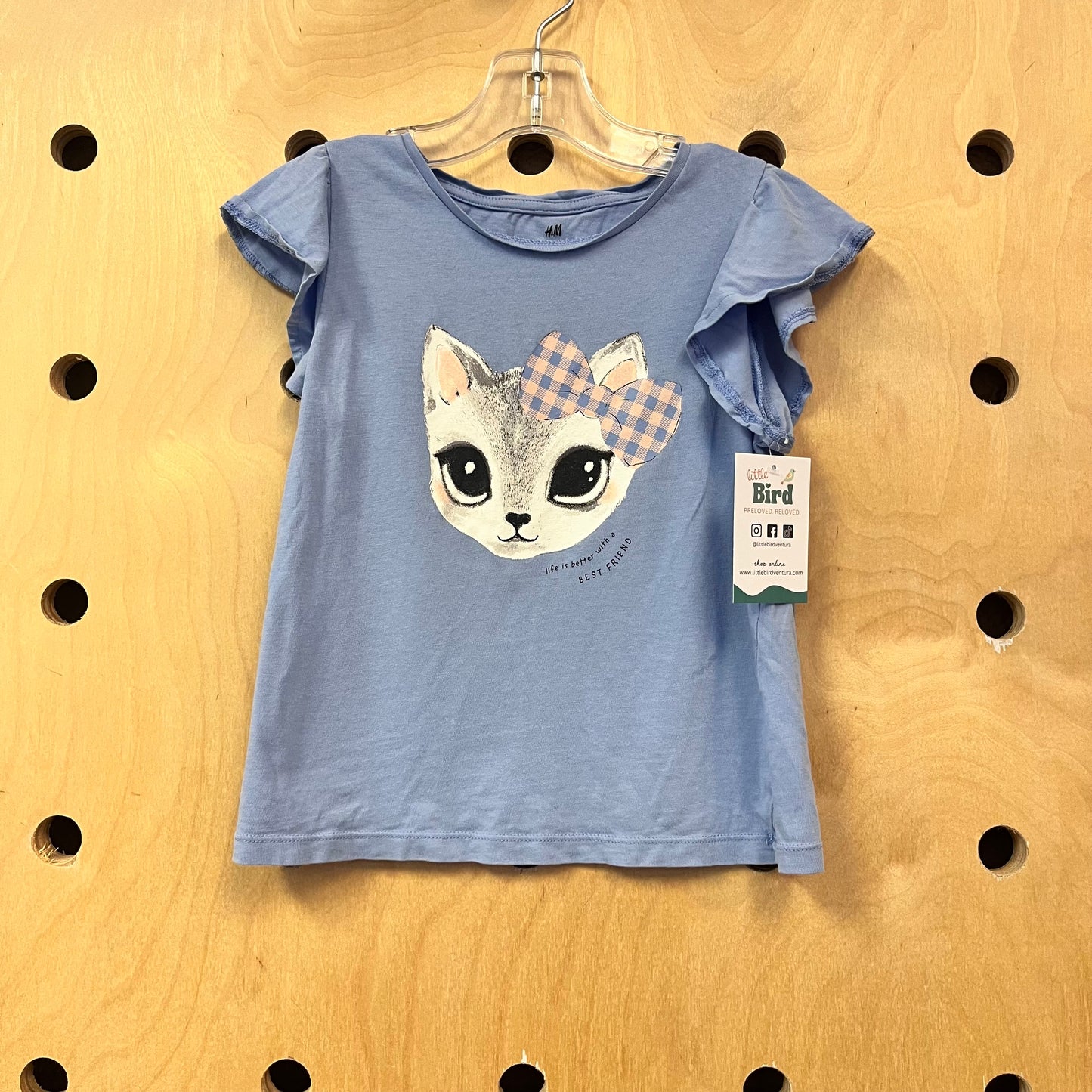 Blue Kitty Best Friend Tee