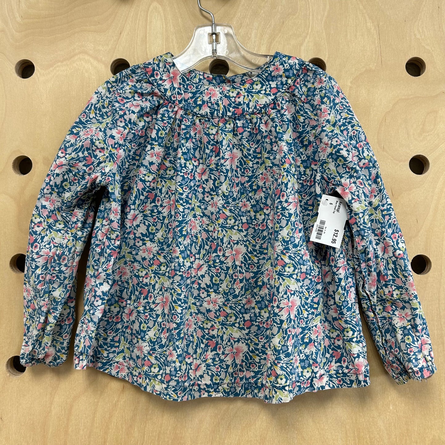 Blue Floral Top