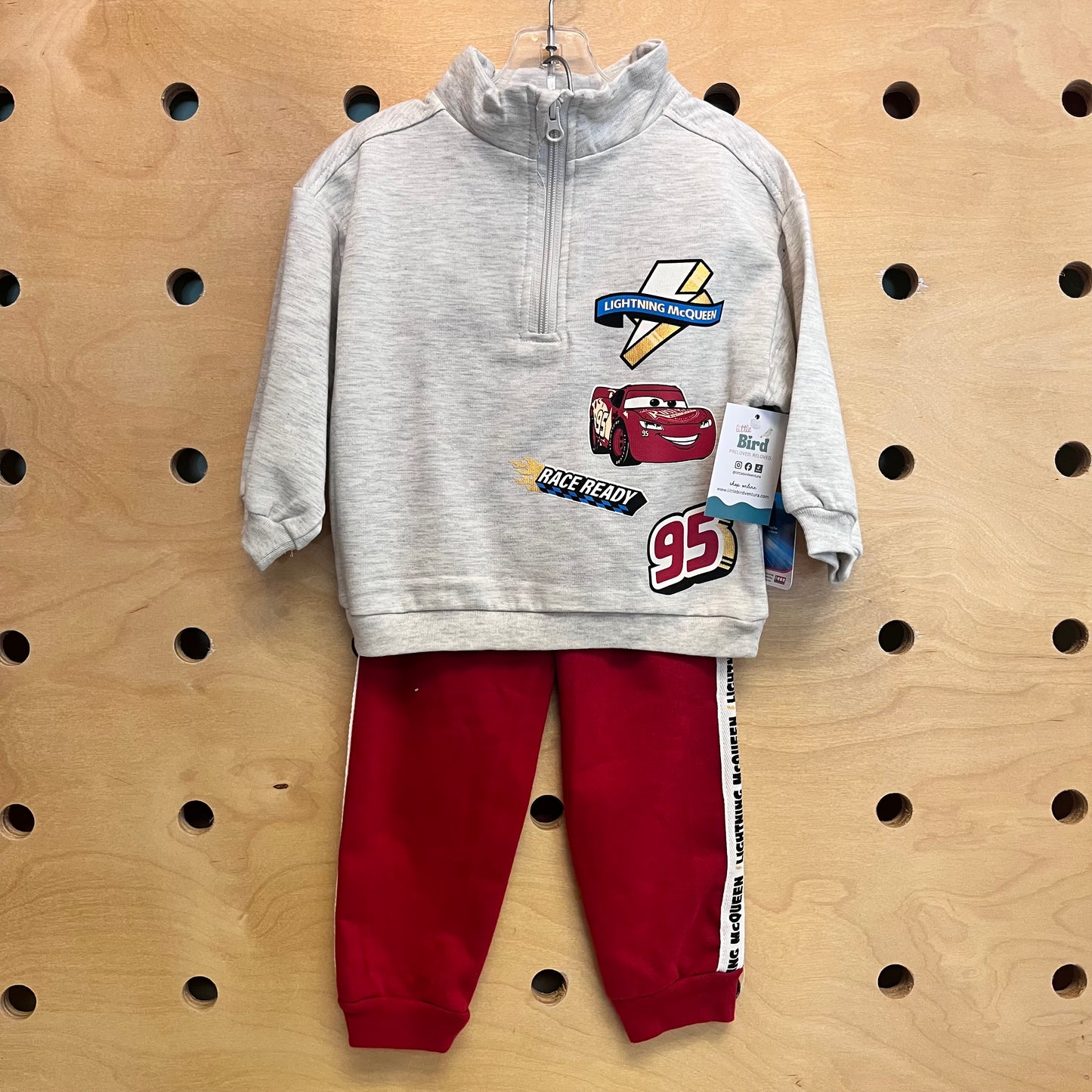 Red/Beige Lightning McQueen Set NEW