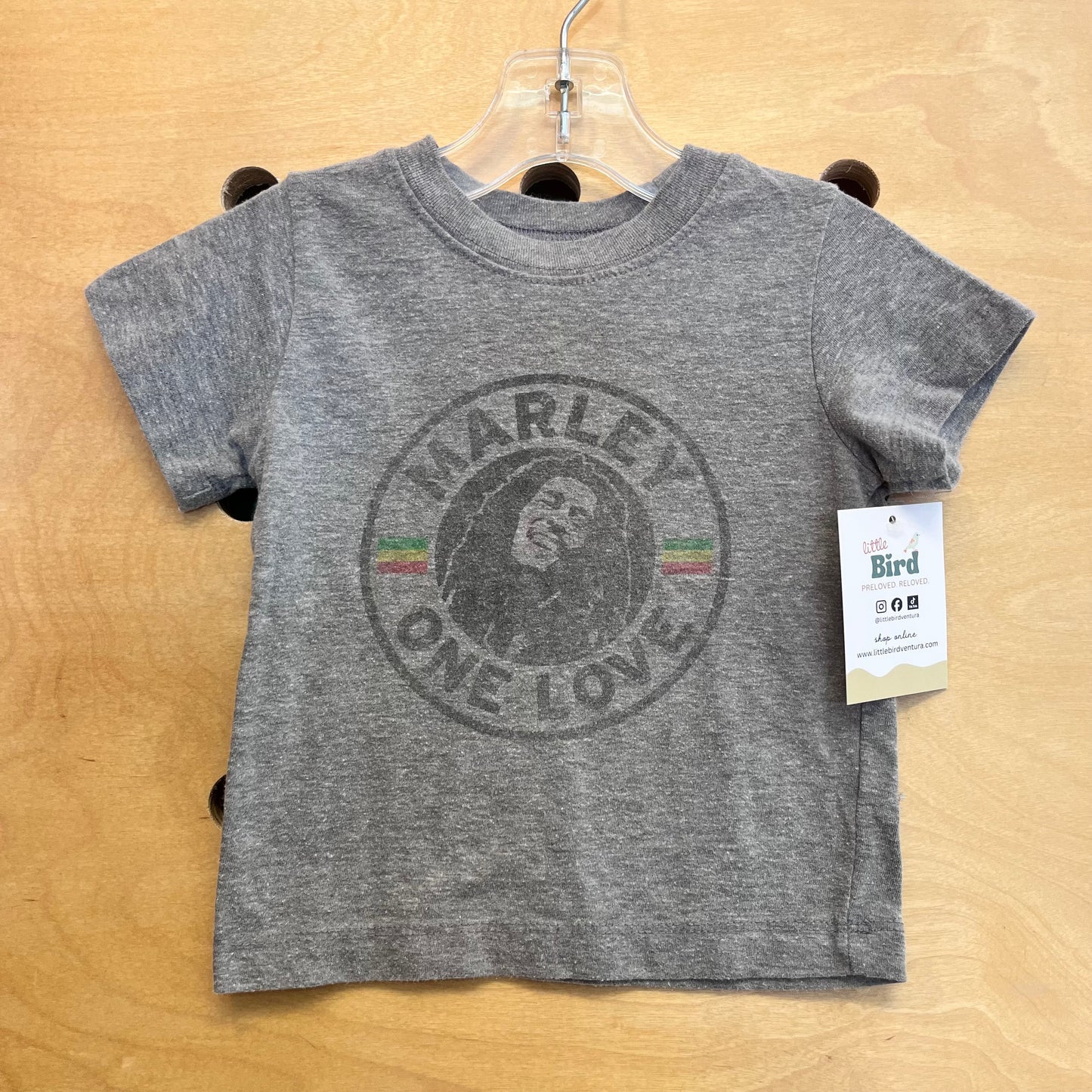 Grey 'Marley One Love' Tee