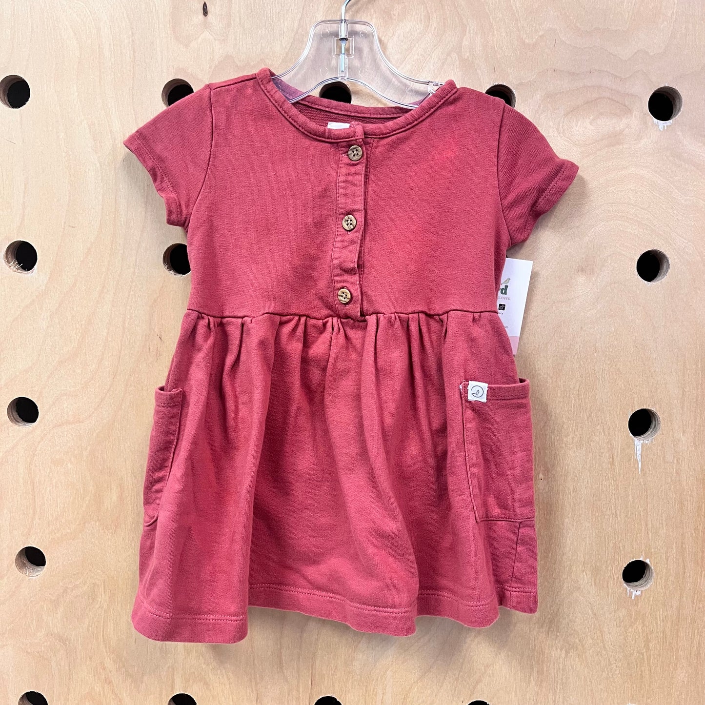 Organic Terracotta Dress