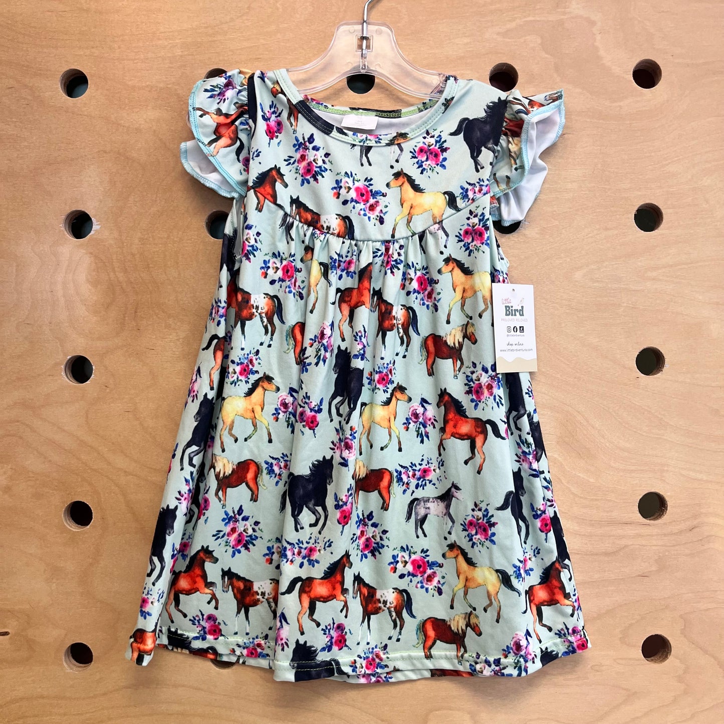 Mint Horse Dress