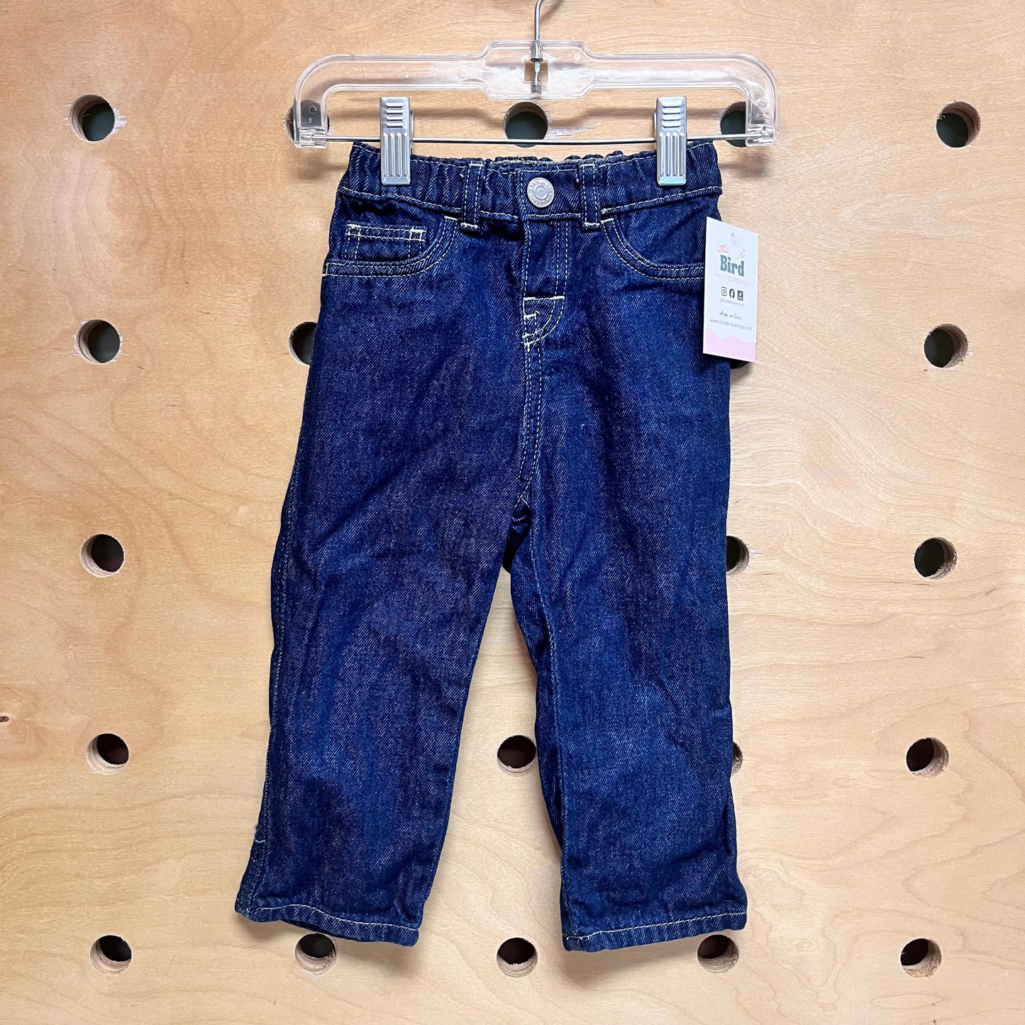 Dark Wash Denim Pants