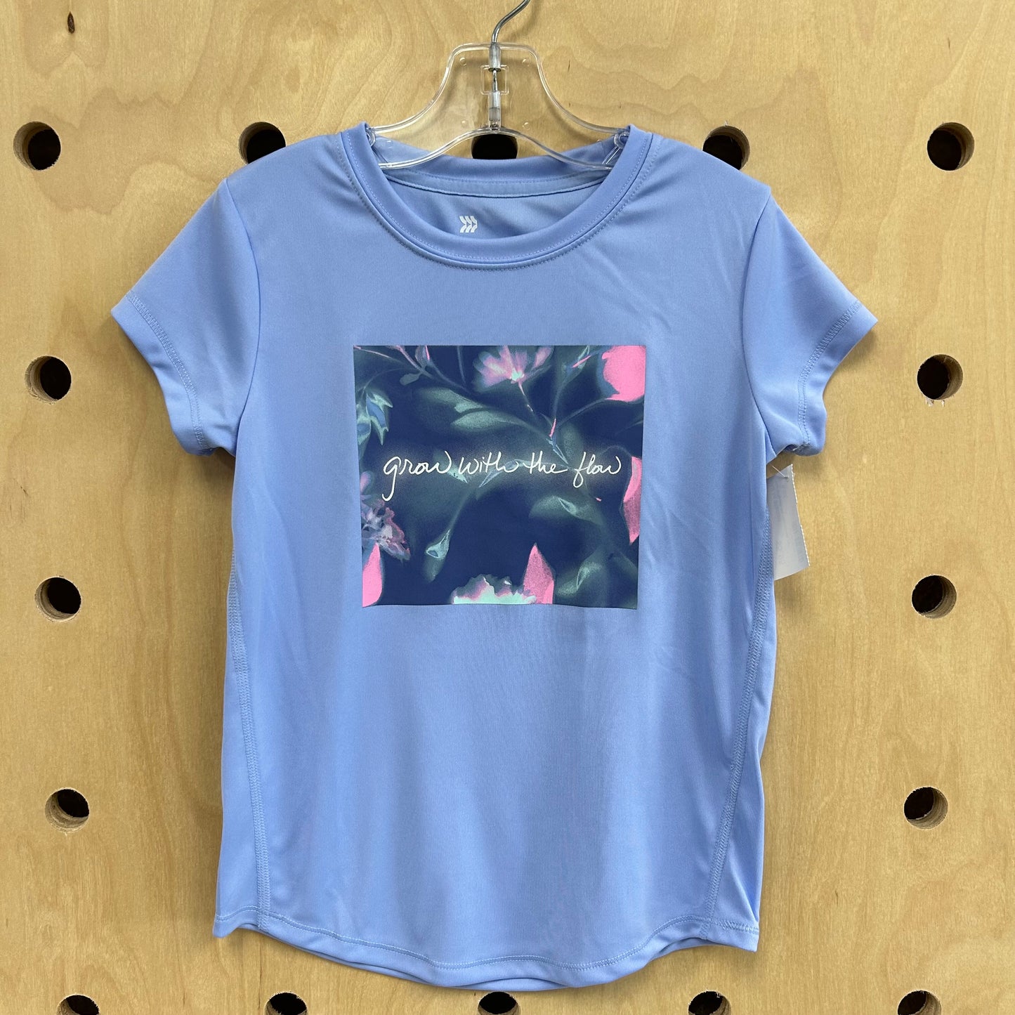 Blue Grow with the Flow Athletic Tee