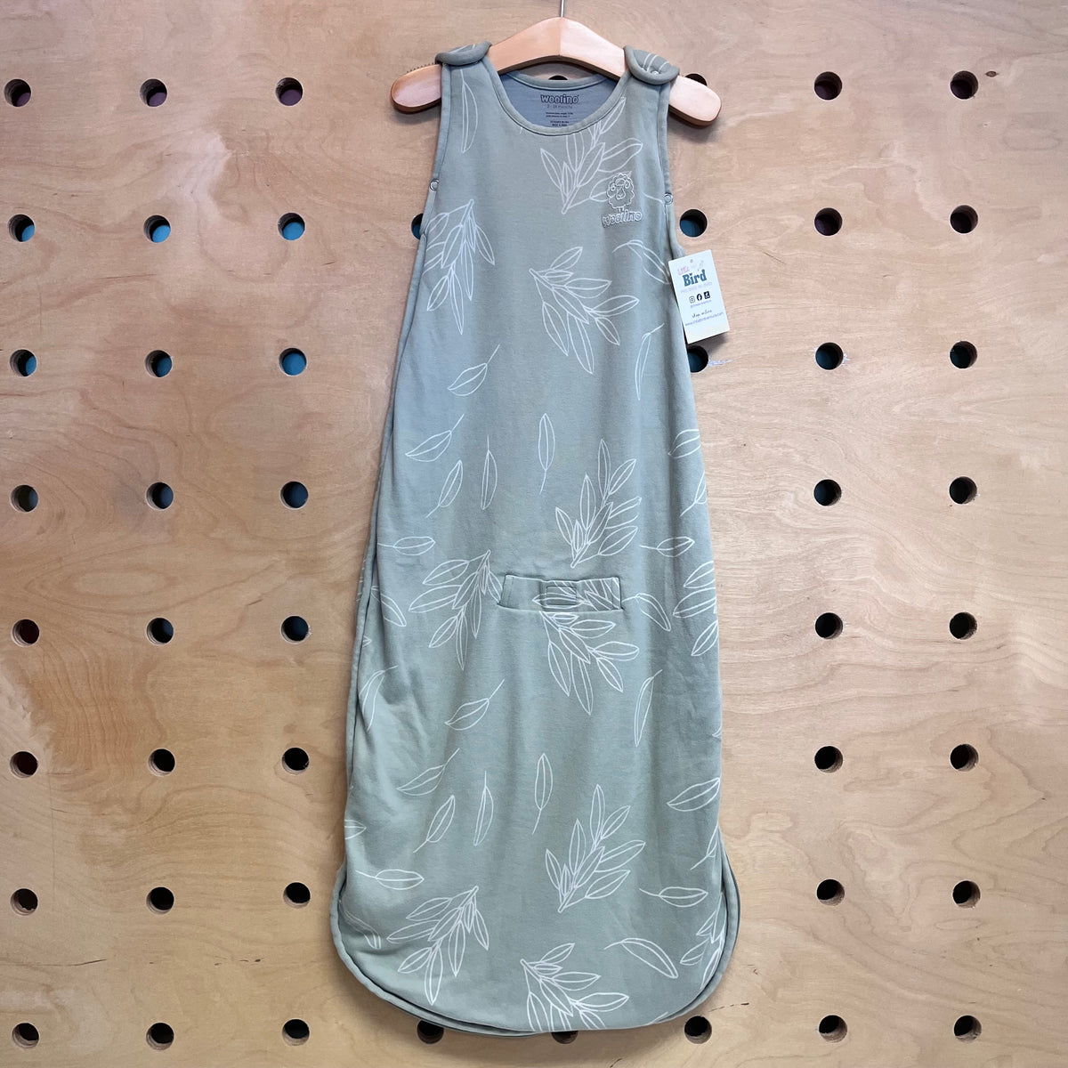 Green Leaf Merino Wool Sleep Sack