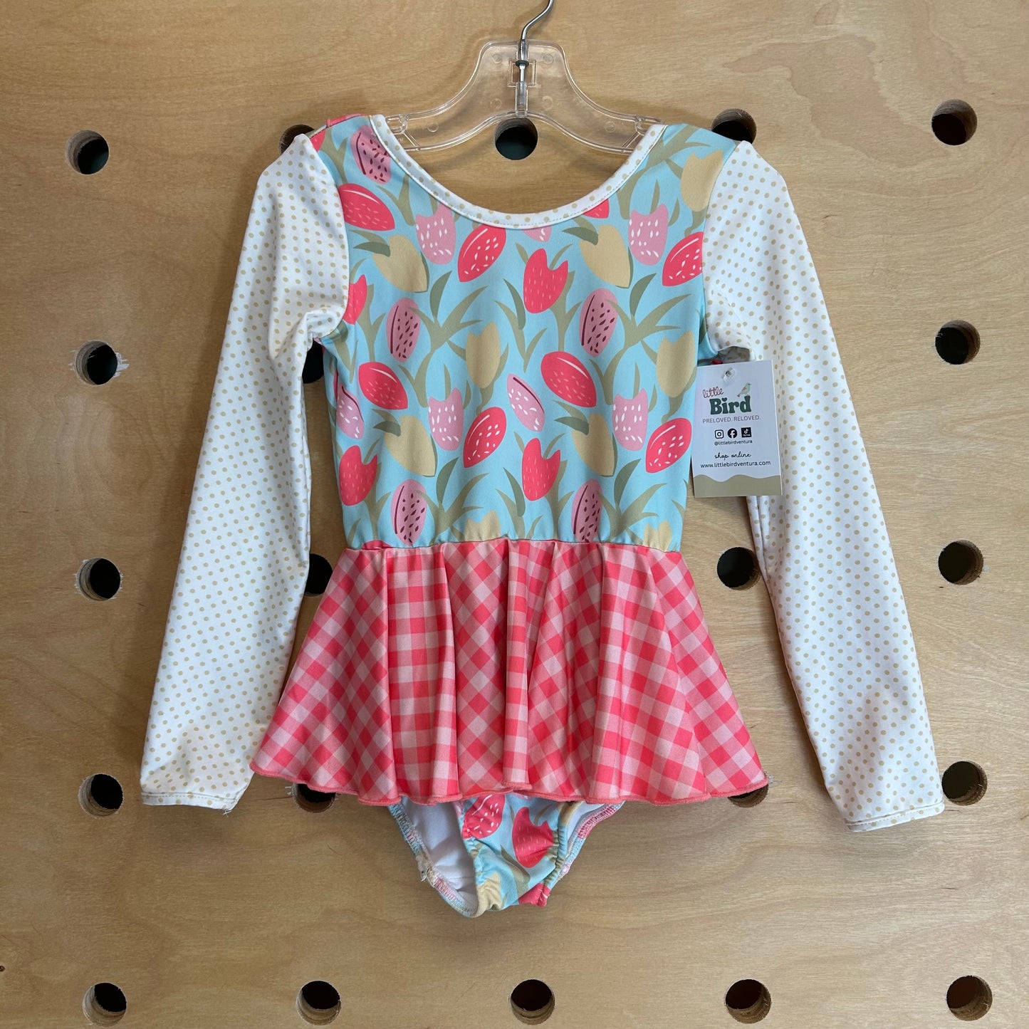 Pink/Blue Berries & Lemons Leotard