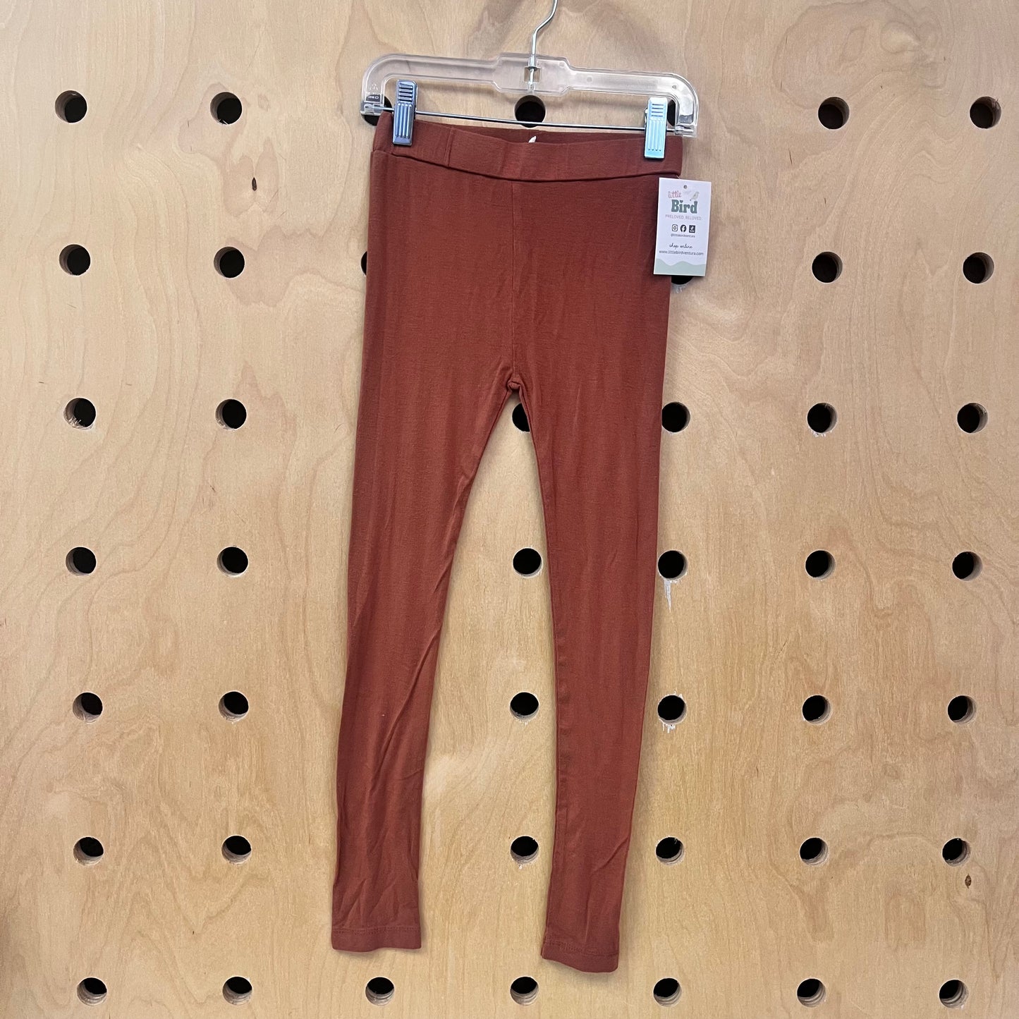 Brown Bamboo Skinny Leggings