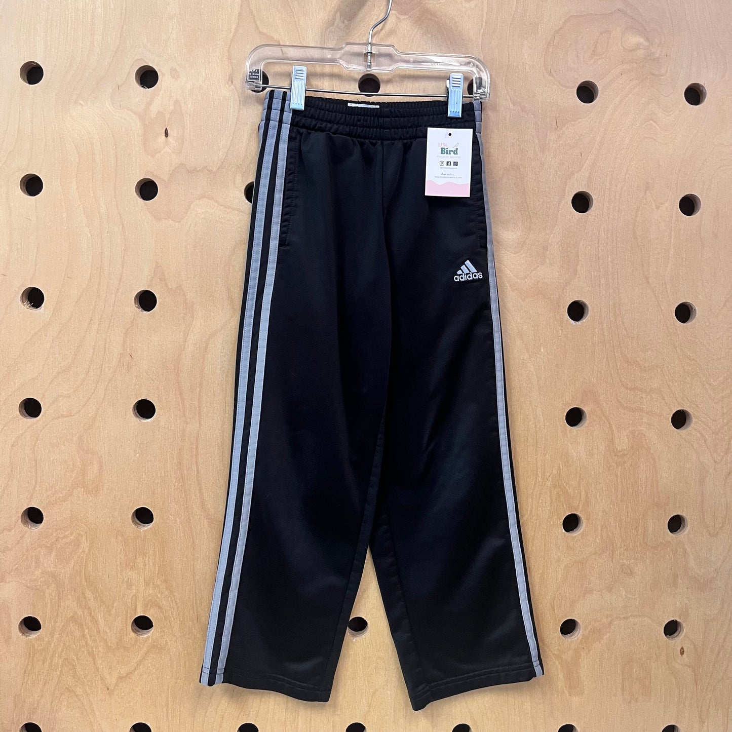 Black + Grey Track Pants