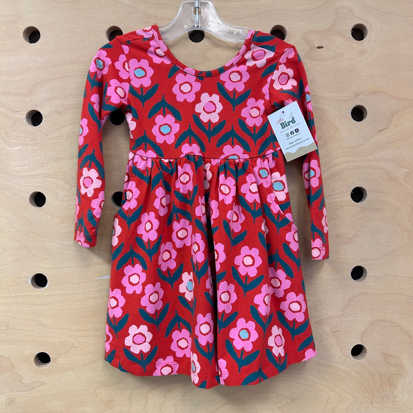 Red Floral Dress