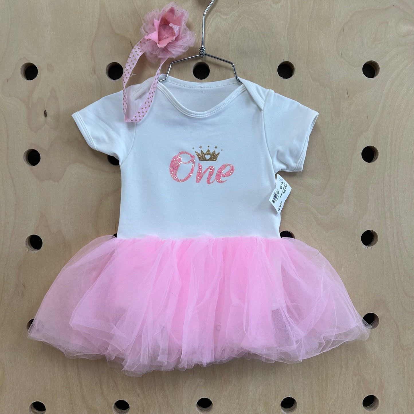 One Tutu Bodysuit & Headband