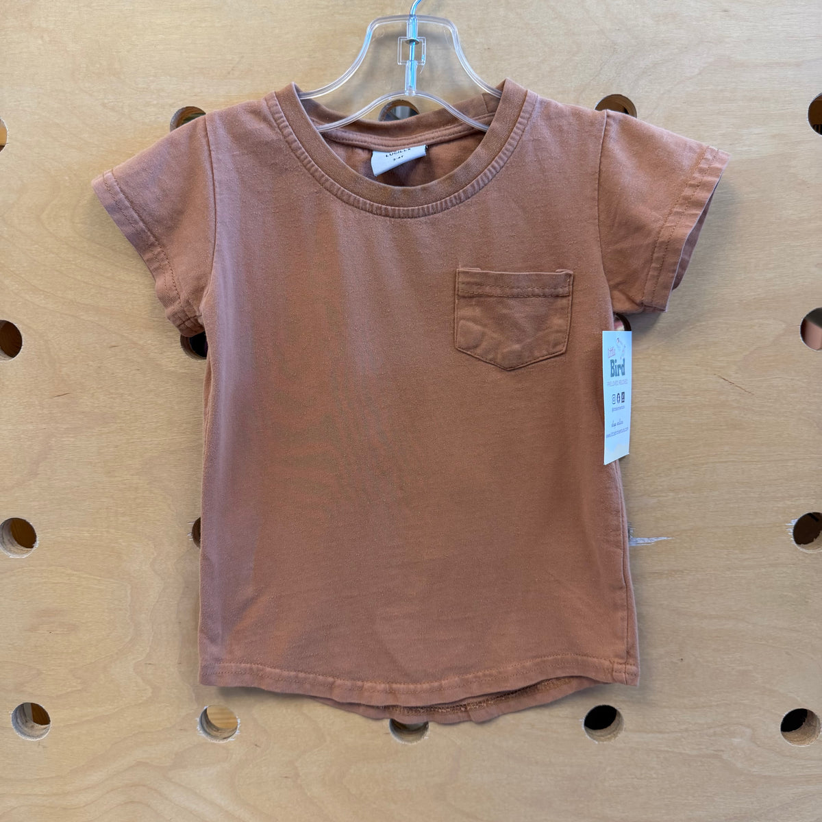 Brown Pocket Tee