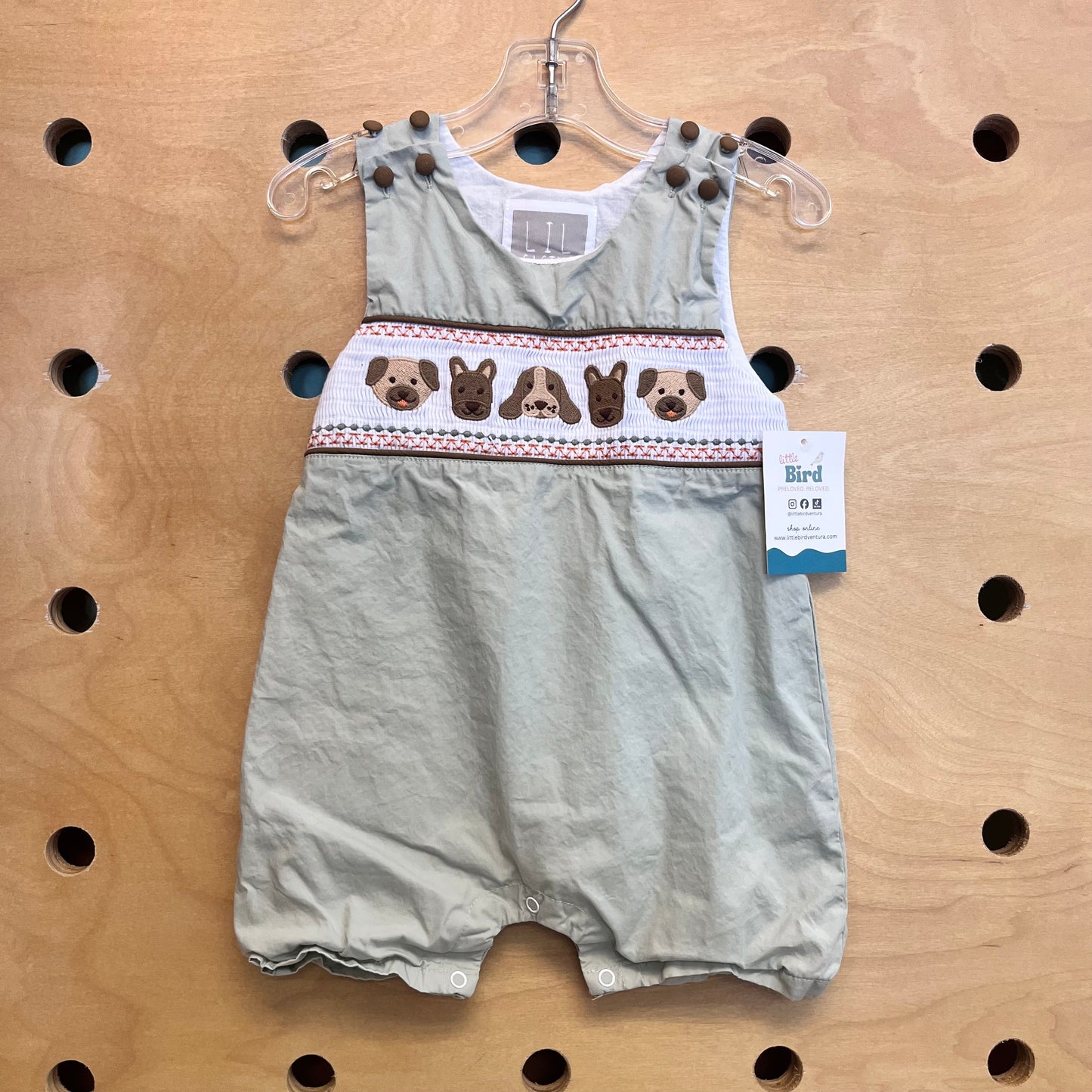 Smocked Dogs Romper